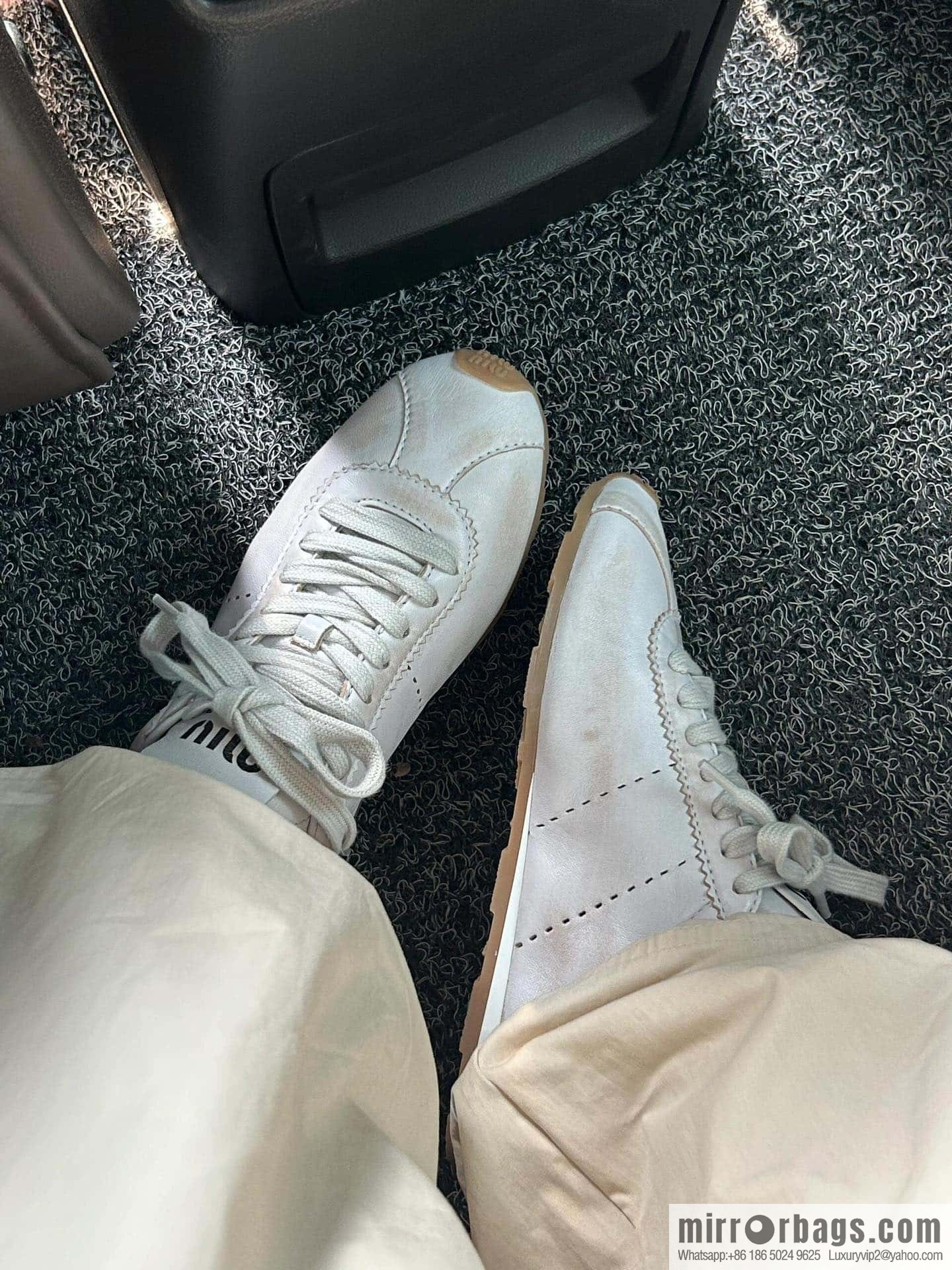 𝐌𝐢𝐮𝐌𝐢𝐮||𝟐𝟎𝟐𝟒 the latest model, micro-do old lace-up Argand training shoes