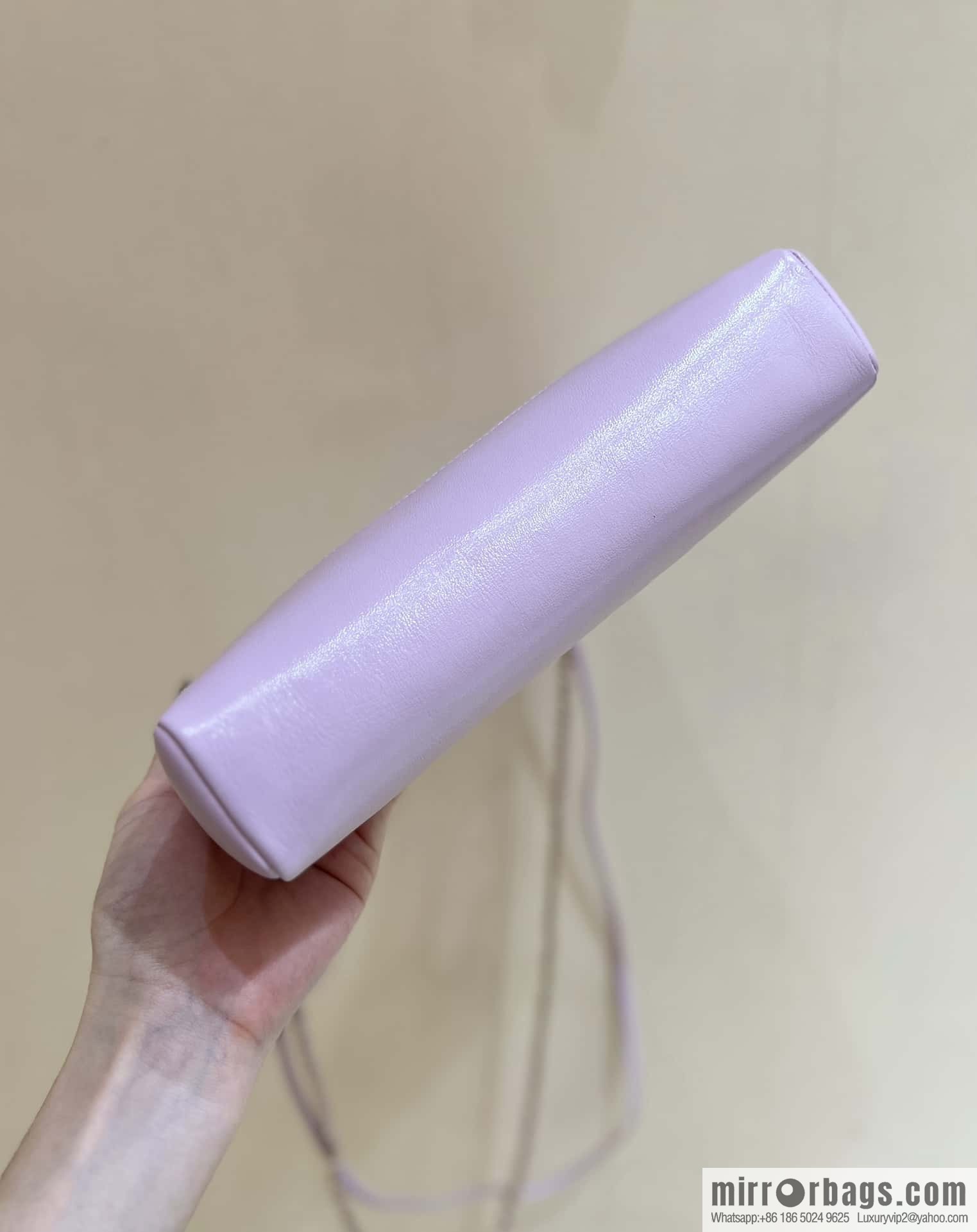 CHANEL 24S mini 31bag sheepskin AS4133 purple