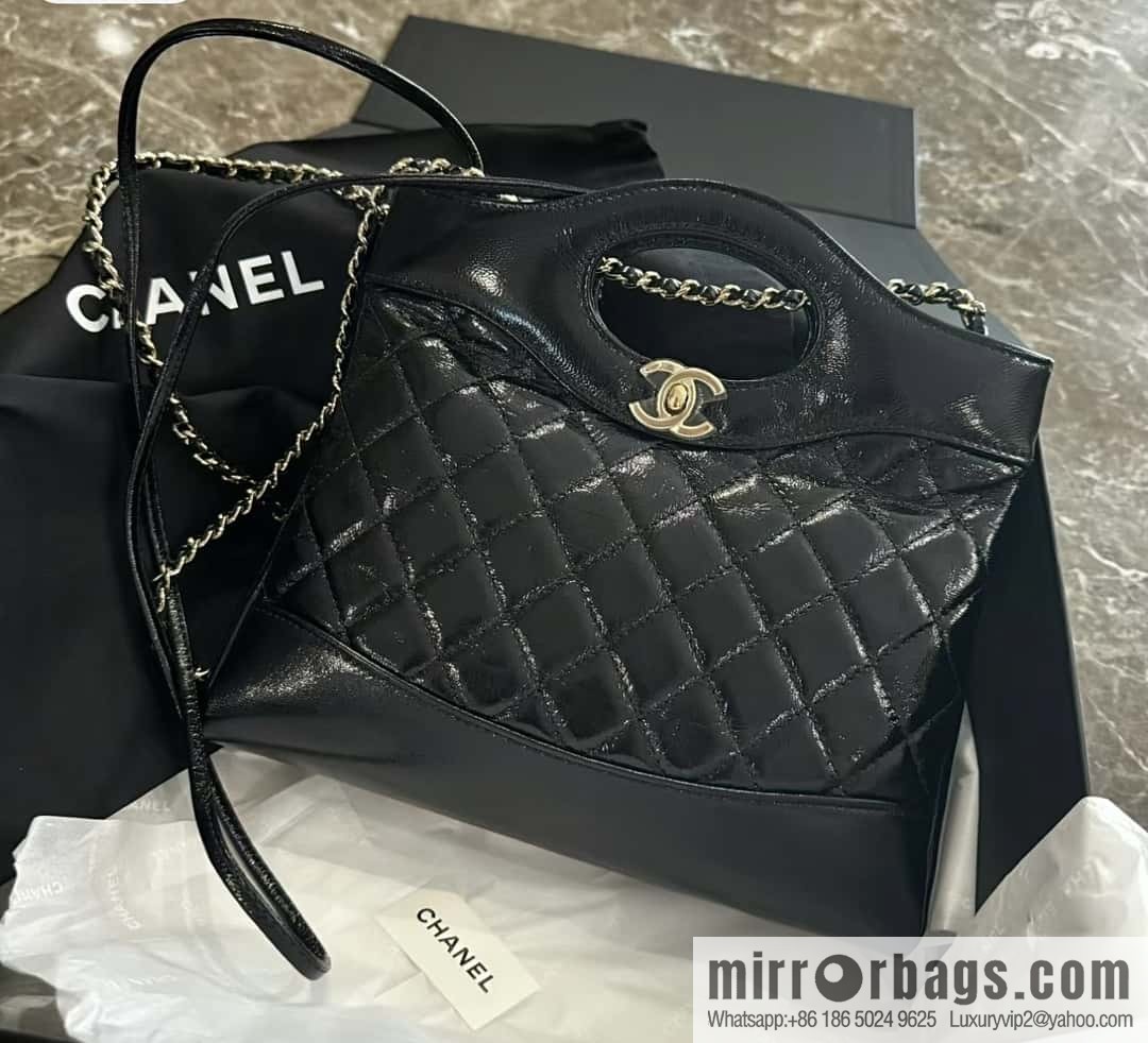 CHANEL 24S mini 31bag sheepskin AS4133 black