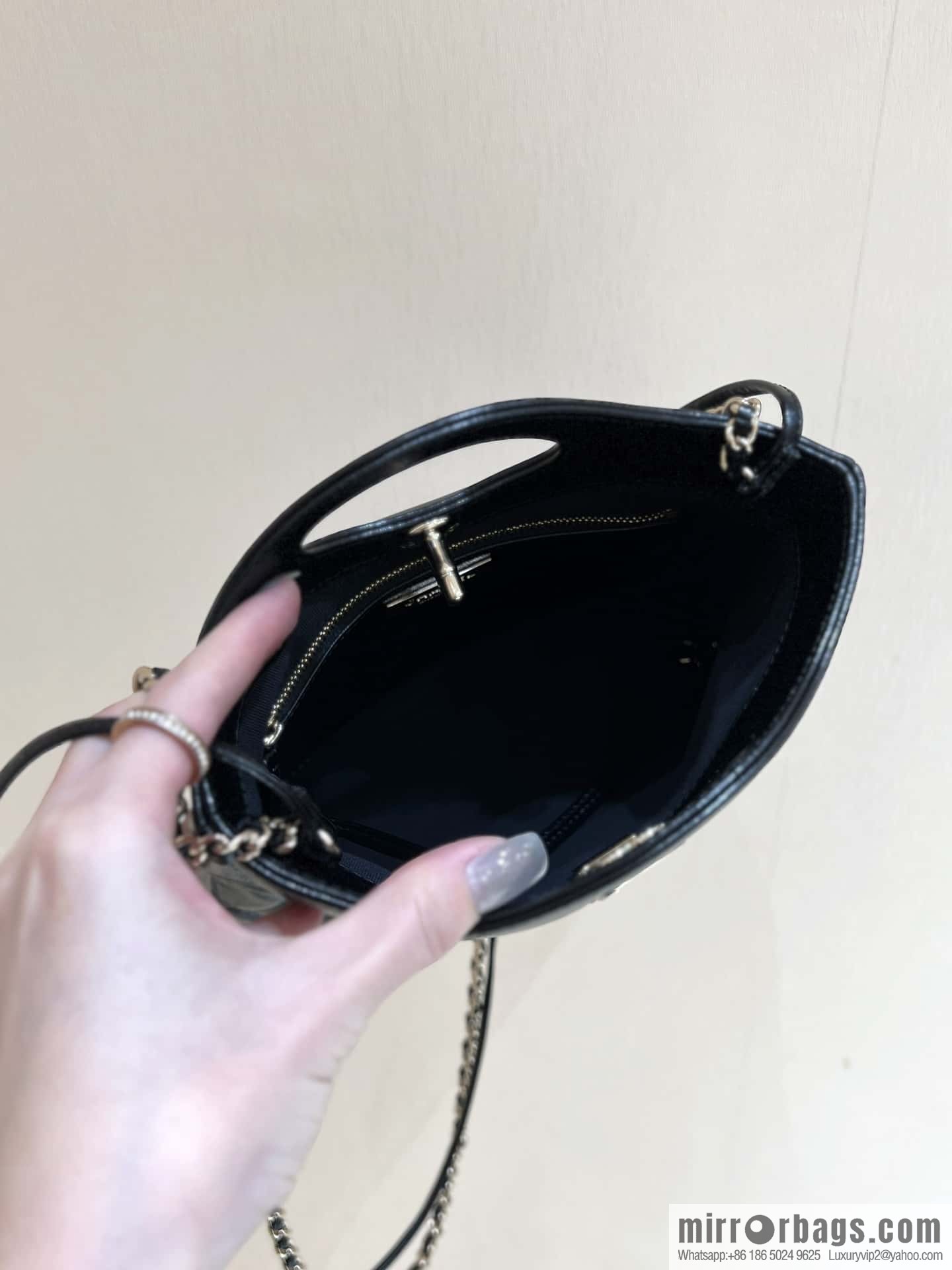 CHANEL 24S mini 31bag sheepskin AS4133 black
