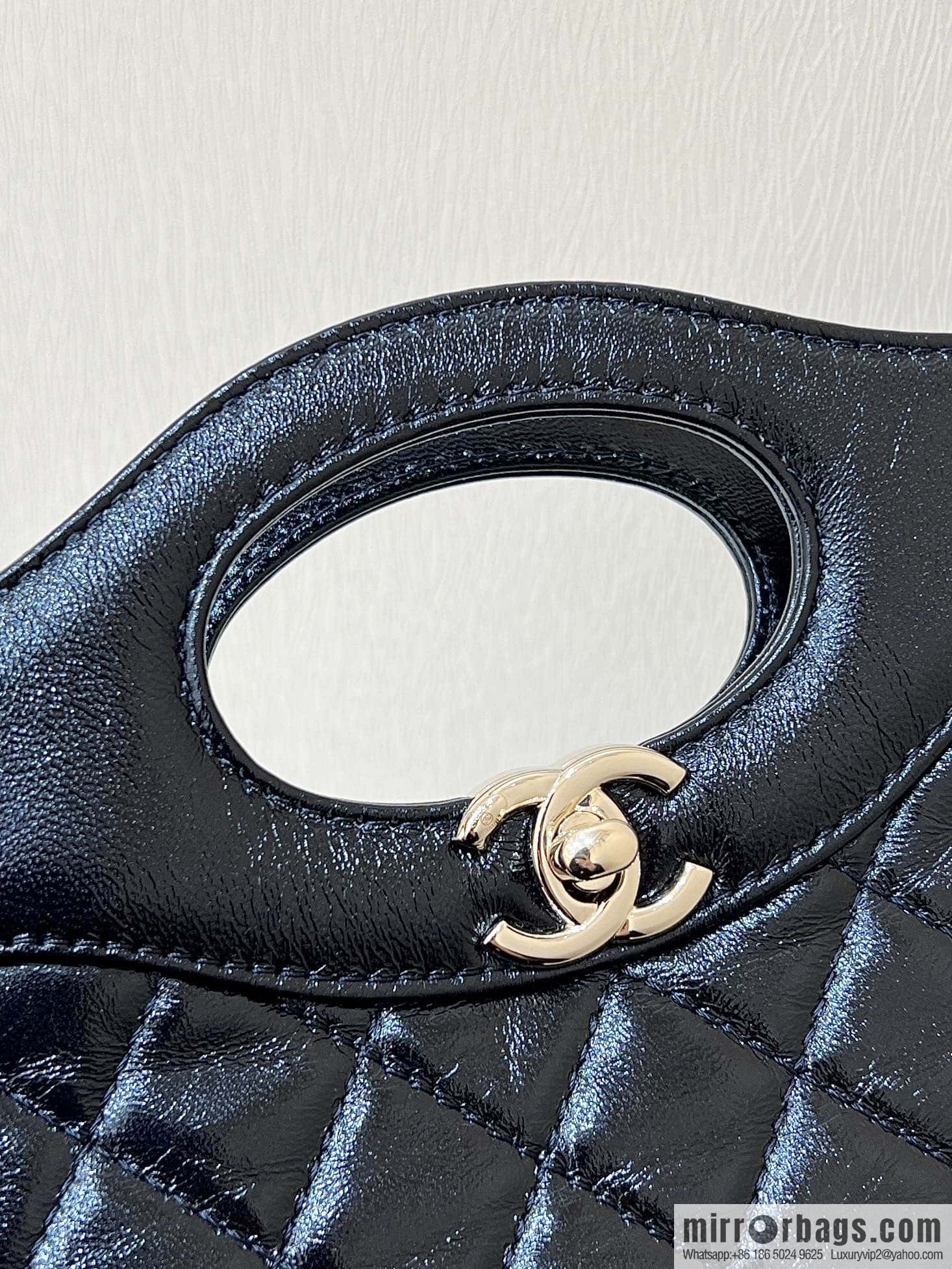 CHANEL 24S mini 31bag sheepskin AS4133 black