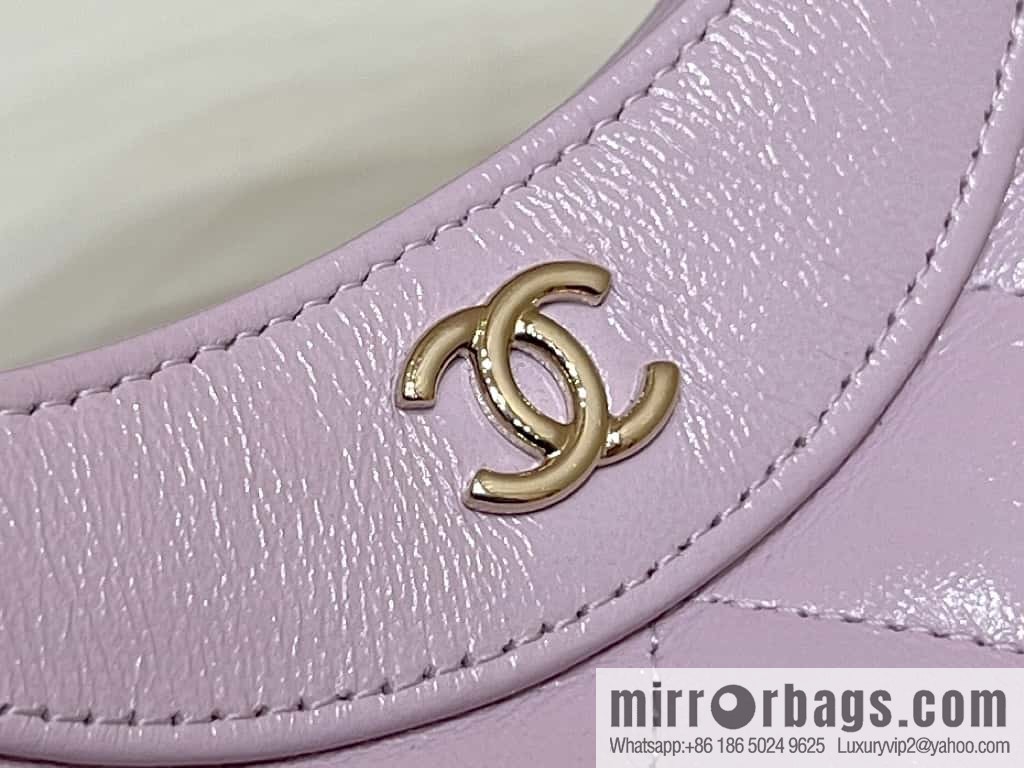 CHANEL 24S 31bag nano oil wax sheepskin AP3656 purple