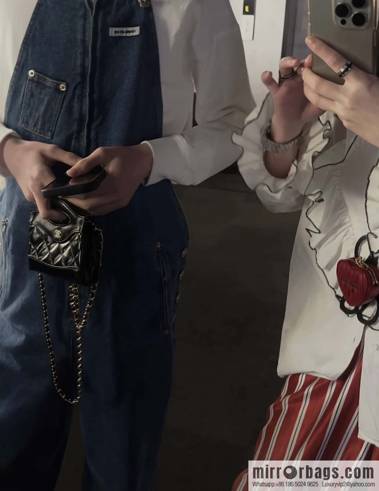 CHANEL 24S spring and summer series, super mini waste bag AP3875 black