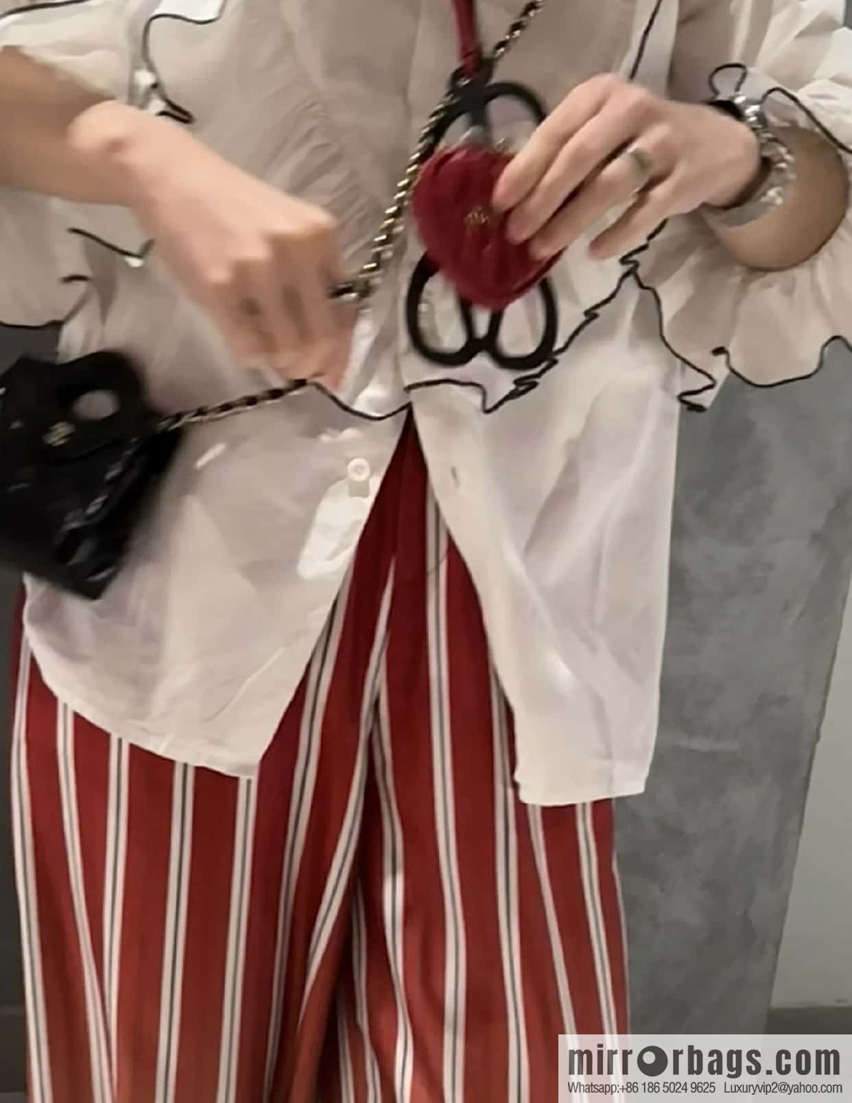 CHANEL 24S spring and summer series, super mini waste bag AP3875 black