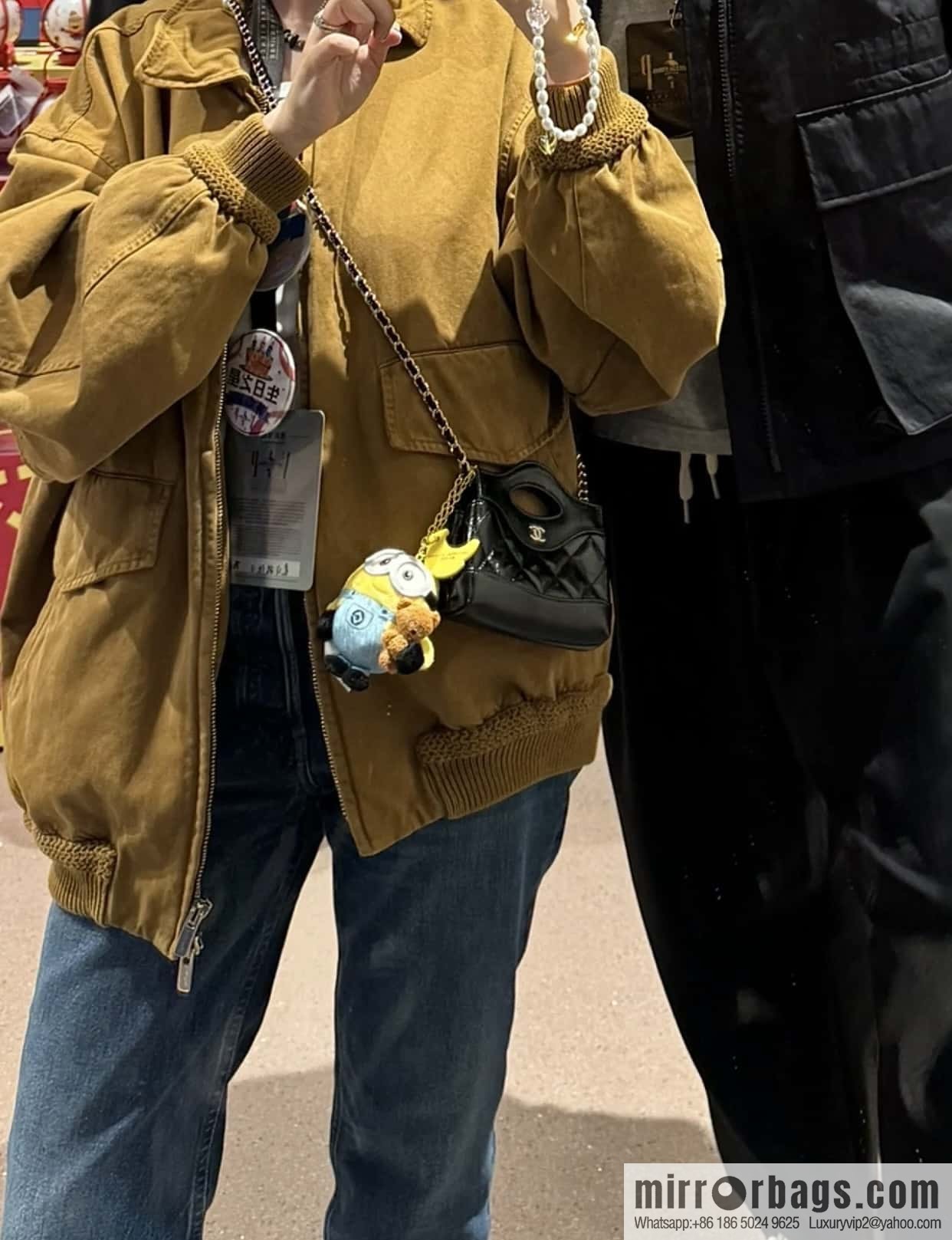 CHANEL 24S spring and summer series, super mini waste bag AP3875 black