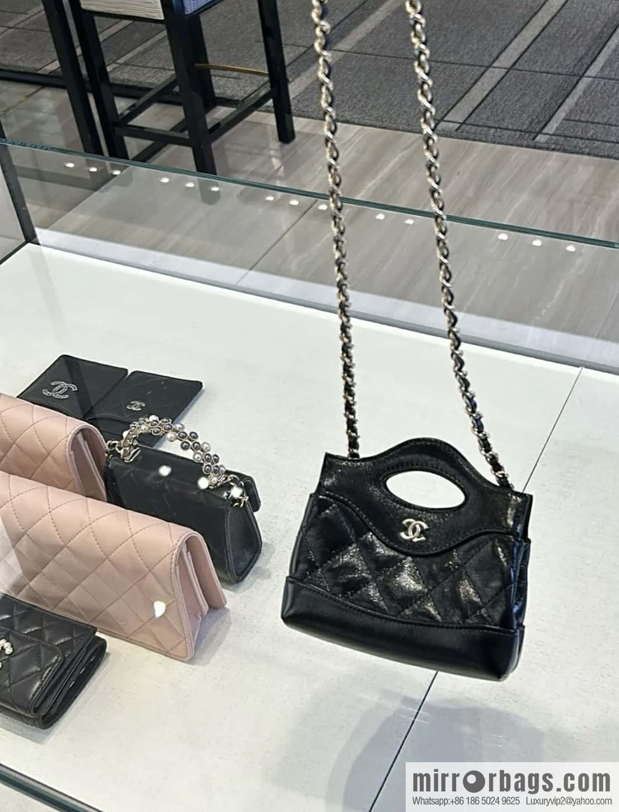 CHANEL 24S spring and summer series, super mini waste bag AP3875 black