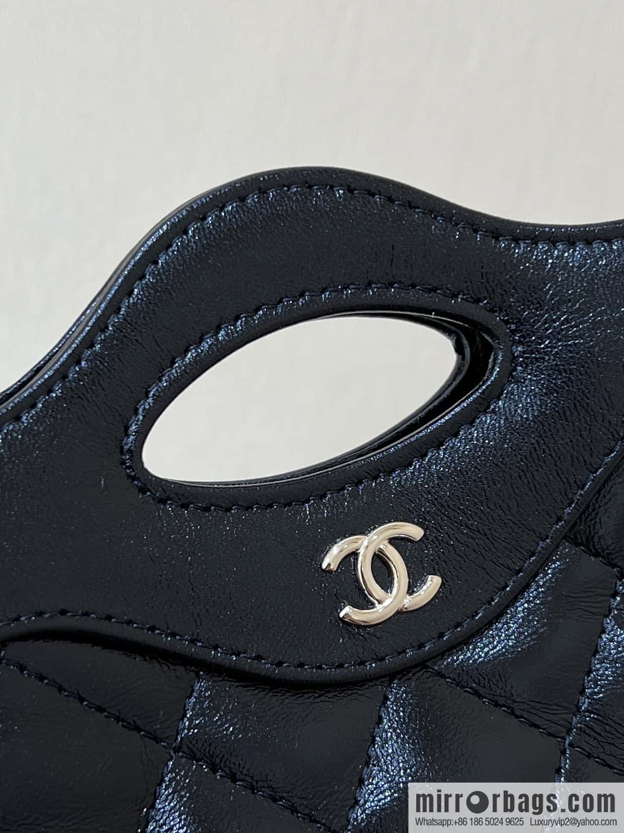 CHANEL 24S spring and summer series, super mini waste bag AP3875 black