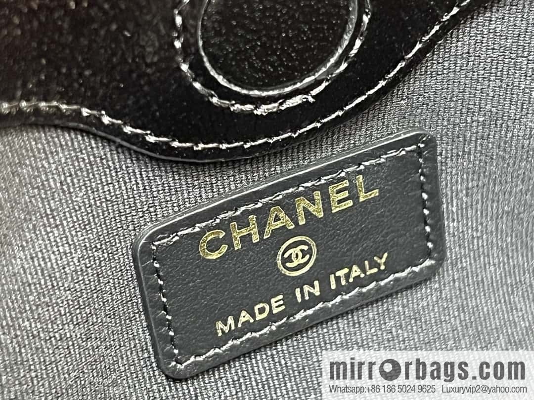CHANEL 24S spring and summer series, super mini waste bag AP3875 black