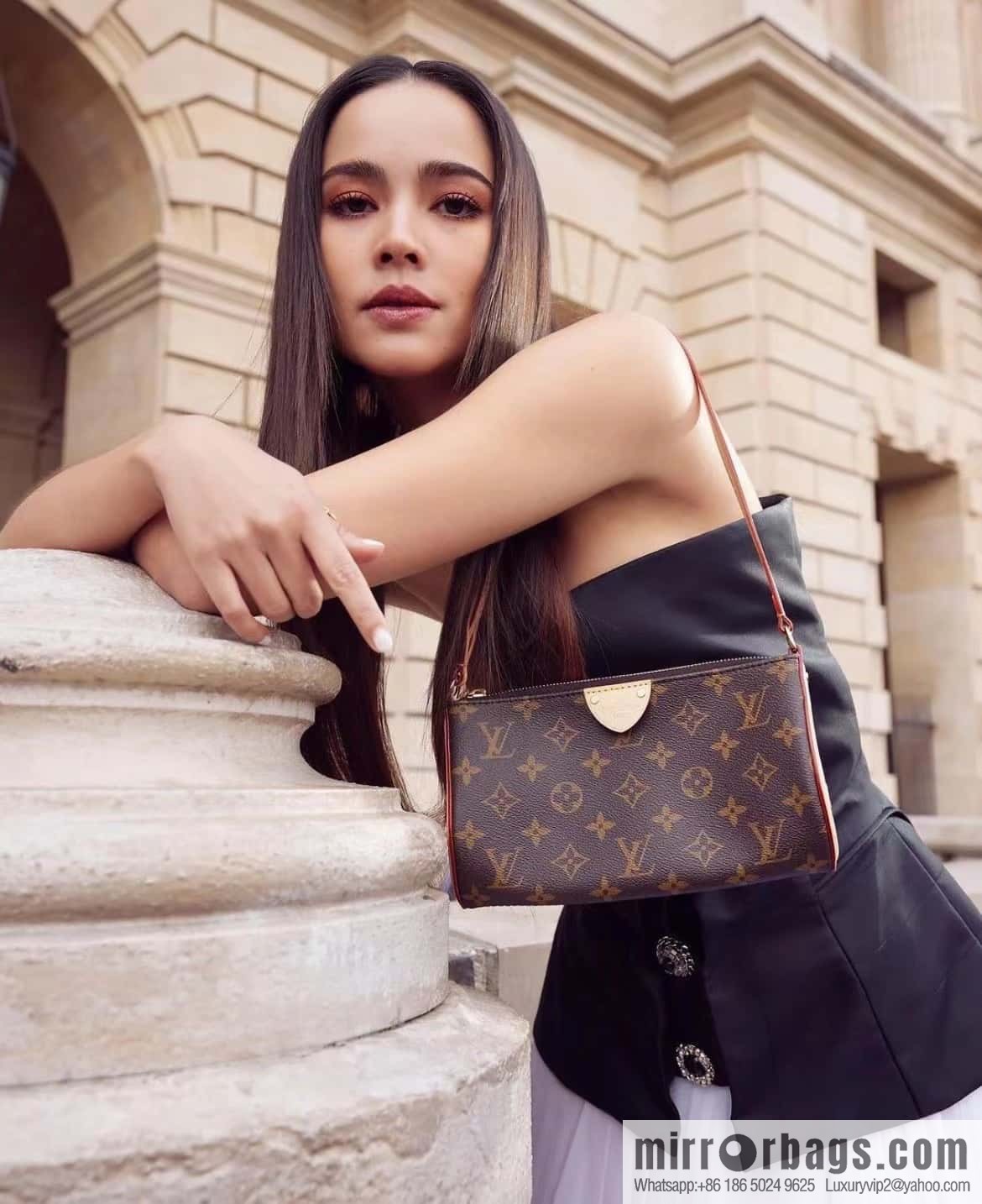 LV M47123 Bolsa Pochette Tirette