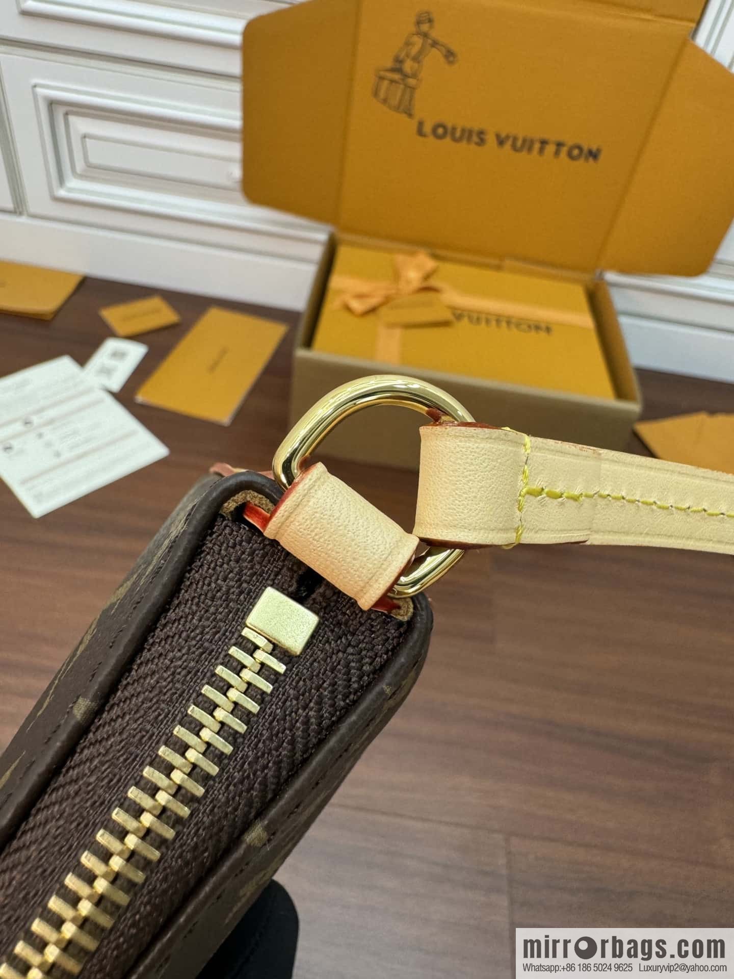 LV M47123 Bolsa Pochette Tirette