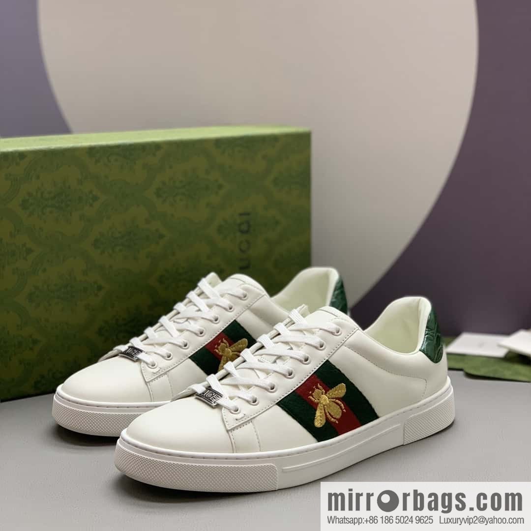 GUCCI 🔥 men's casual white shoes