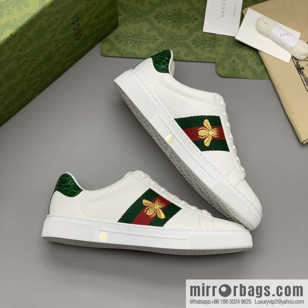 GUCCI 🔥 men's casual white shoes