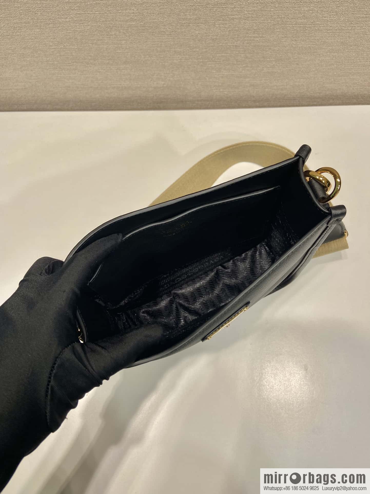 PRADA 👏 new shoulder strap bag 👏 1B H220 🎉 tote bag black