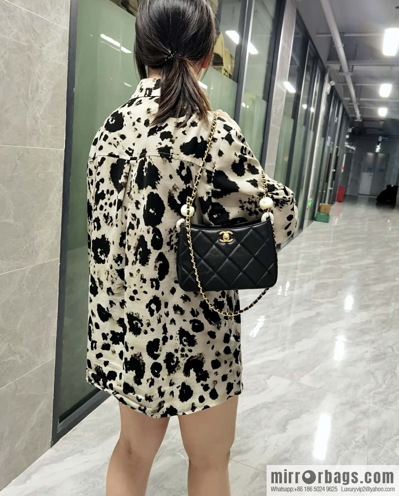 CHANEL 24S Spring/Summer Double Pearl Tangyuan Hobo AS4859