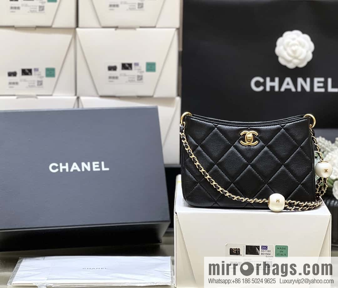 CHANEL 24S Spring/Summer Double Pearl Tangyuan Hobo AS4859