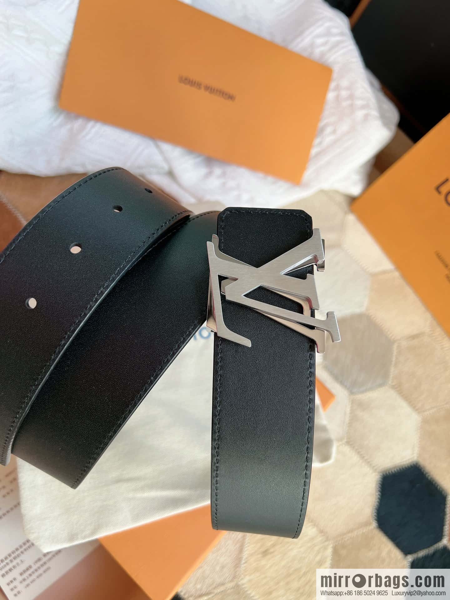 LV/Louis Vuitton Shake 40mm Double Sided Belt