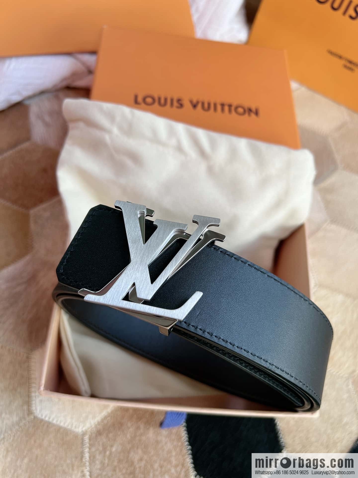 LV/Louis Vuitton Shake 40mm Double Sided Belt