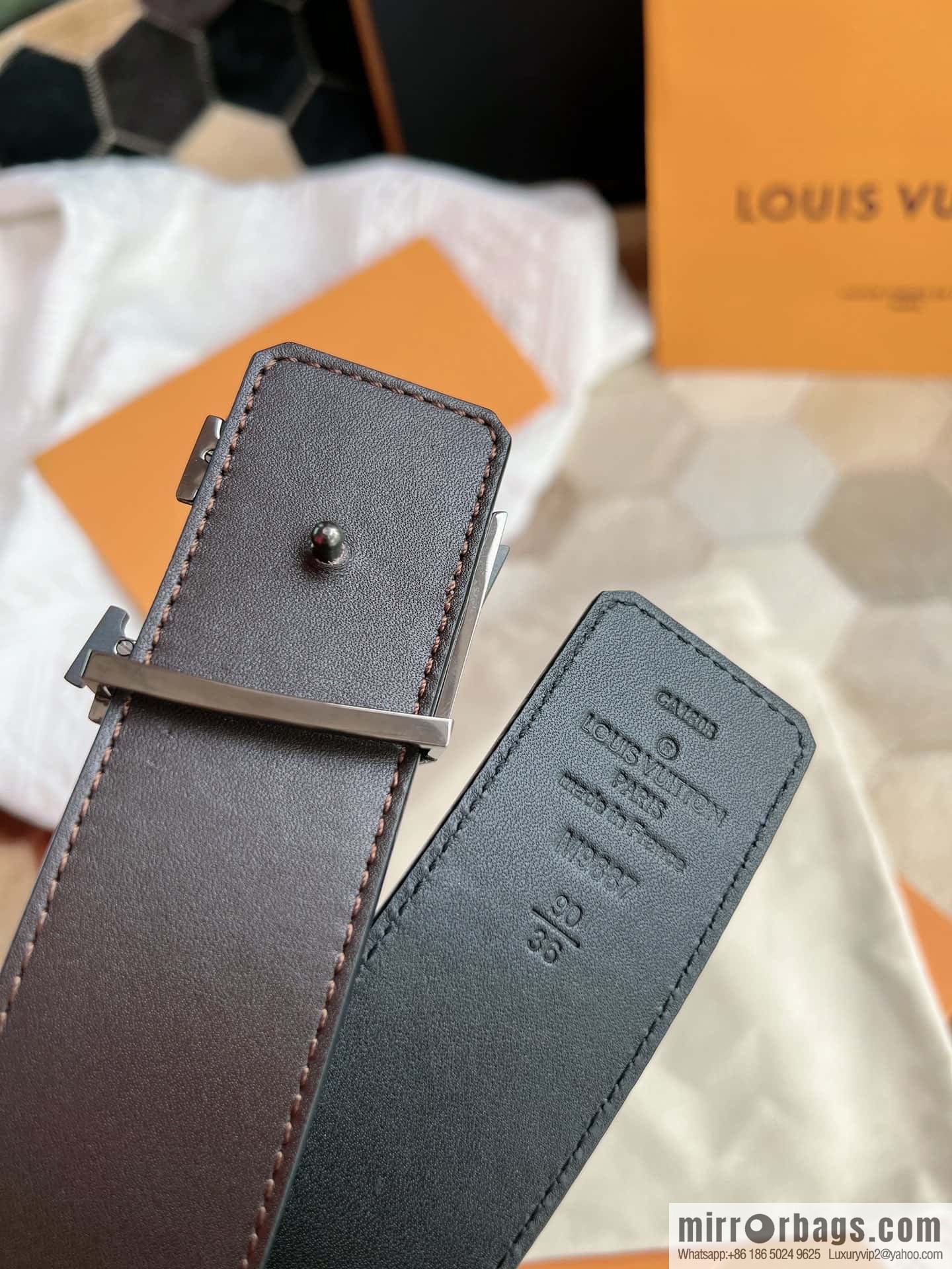 LV/Louis Vuitton Shake 40mm Double Sided Belt