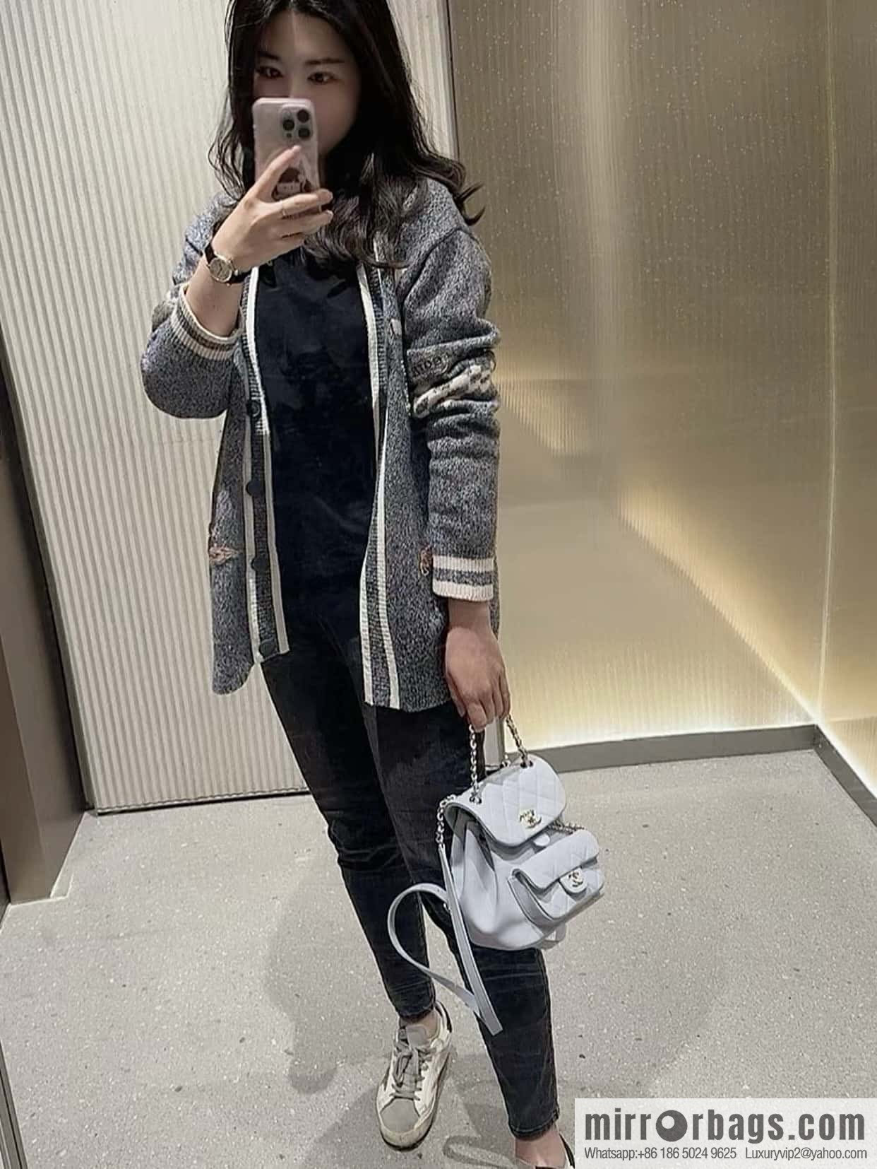 CHANEL classic ten thousand years duma backpack AS2908