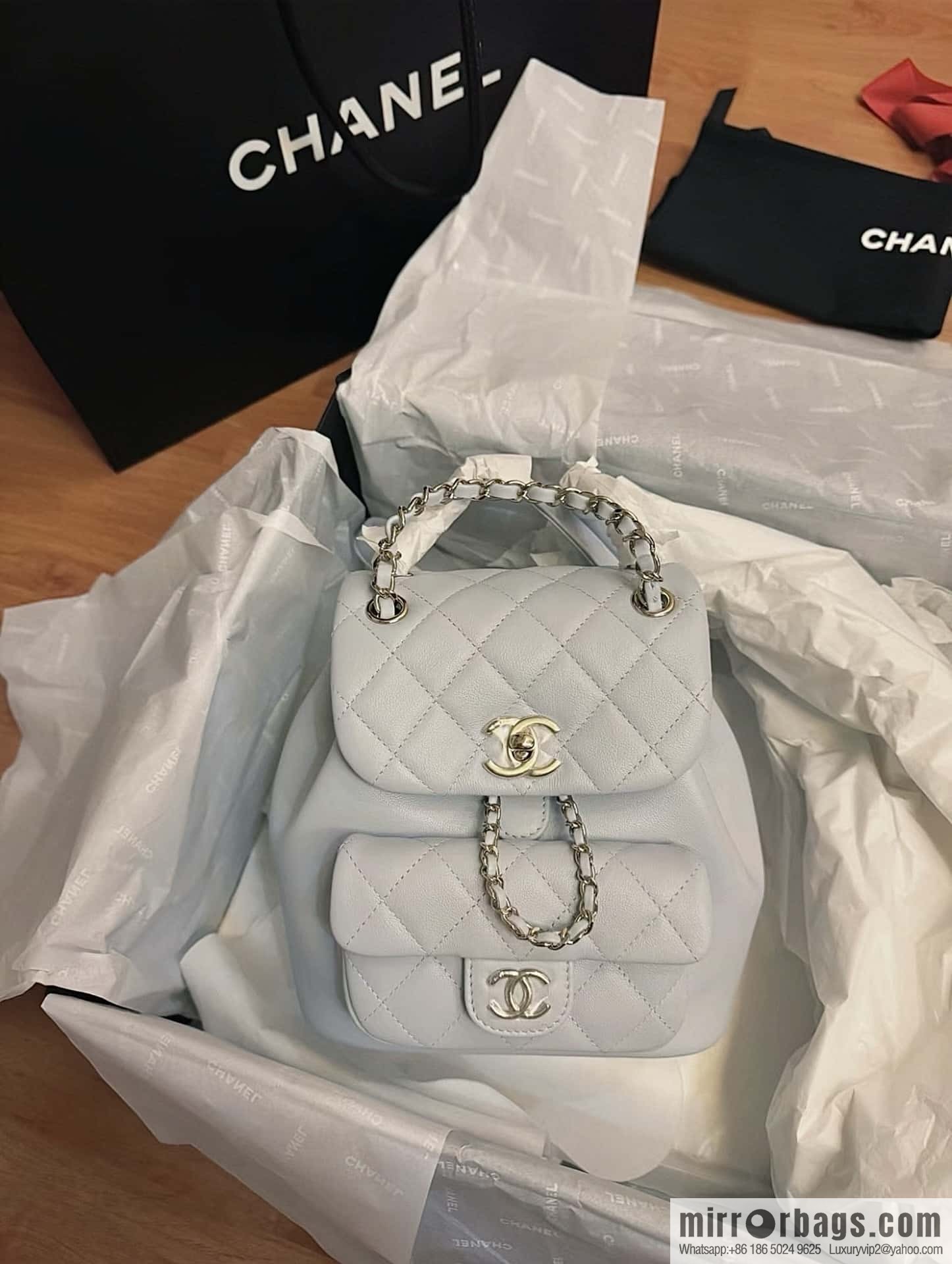 CHANEL classic ten thousand years duma backpack AS2908