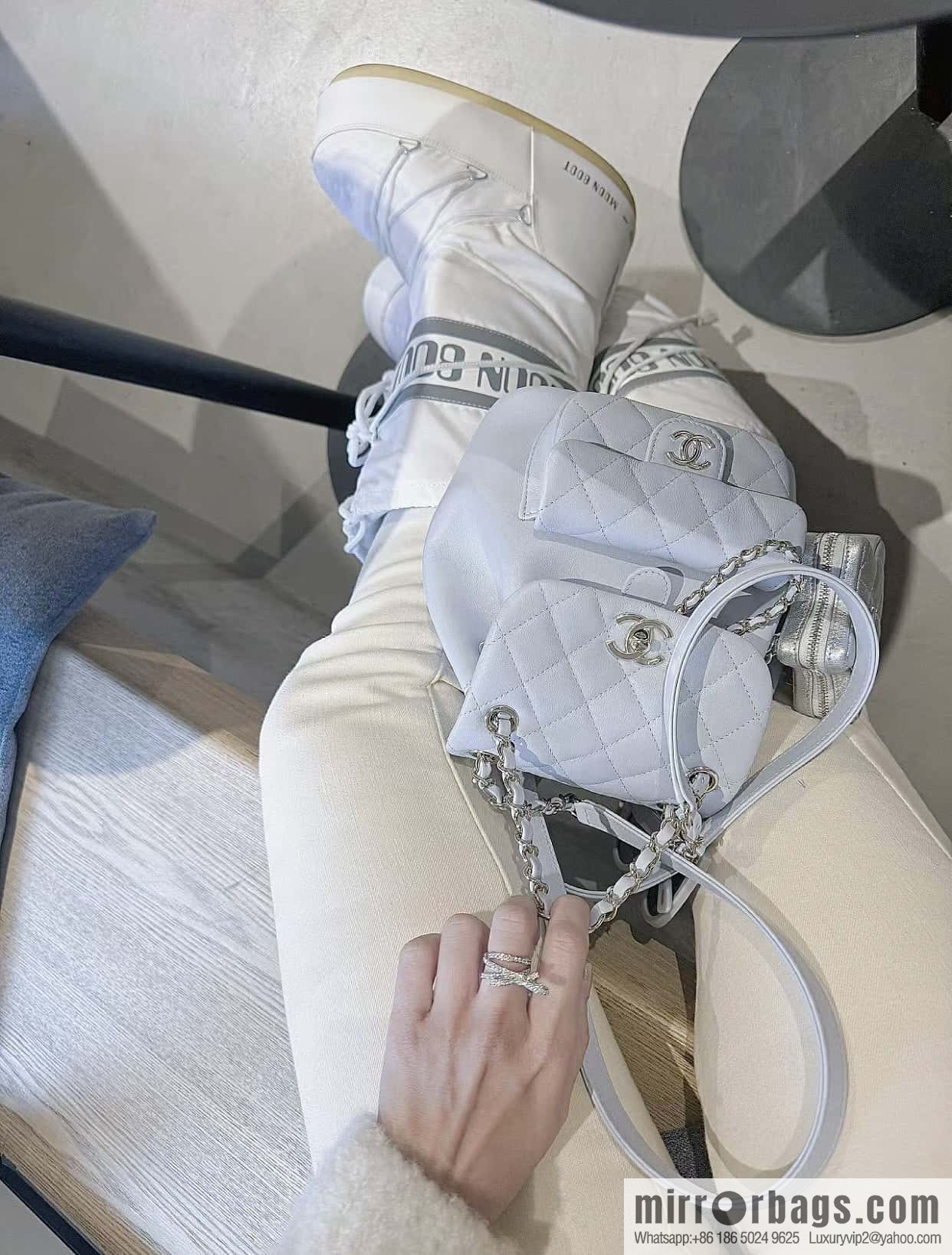 CHANEL classic ten thousand years duma backpack AS2908