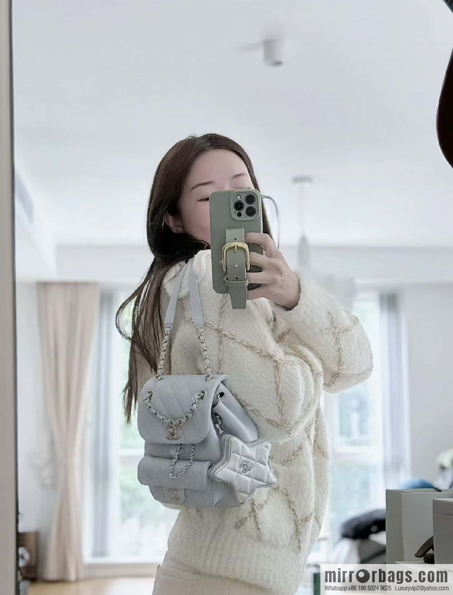 CHANEL classic ten thousand years duma backpack AS2908