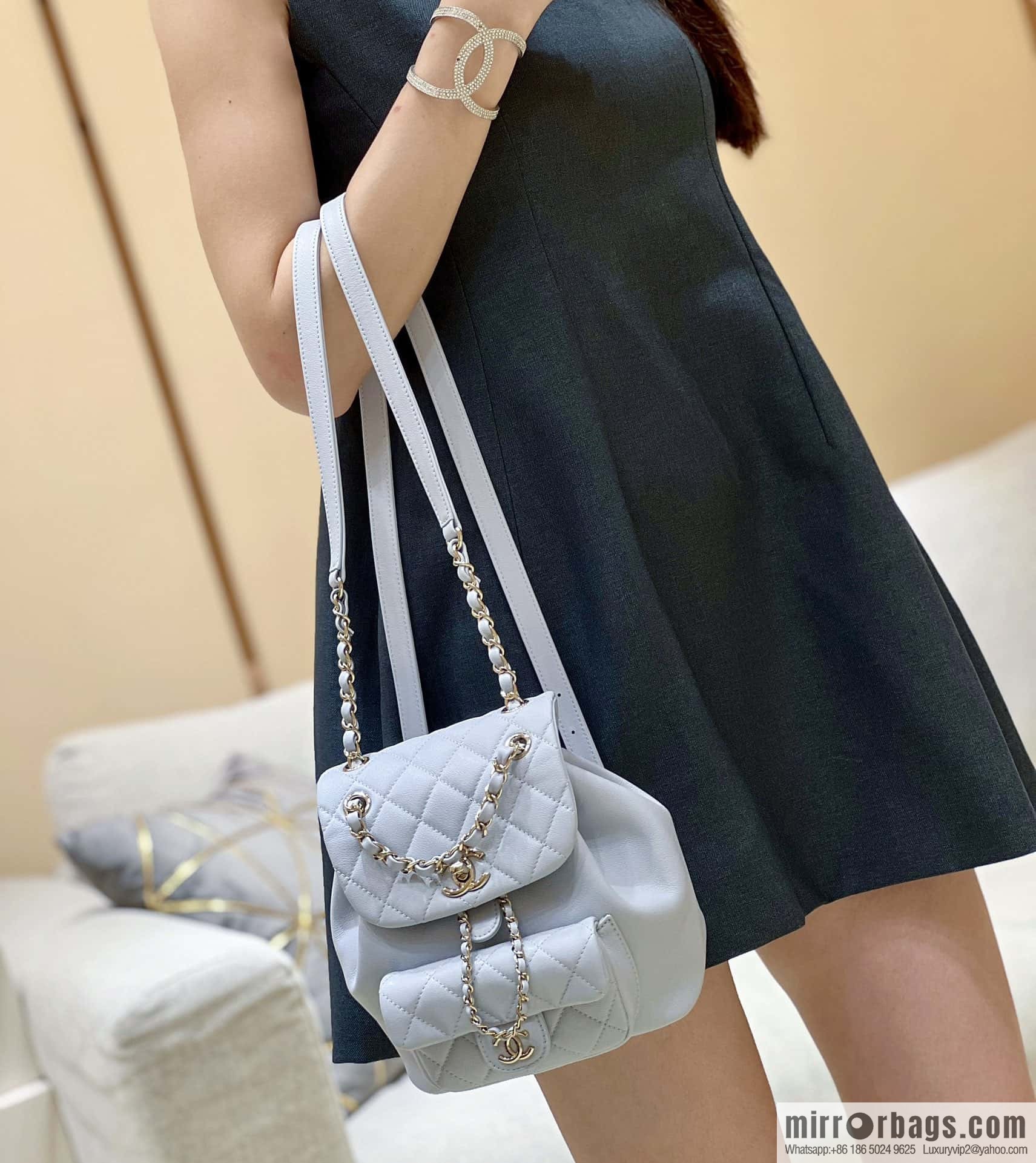 CHANEL classic ten thousand years duma backpack AS2908
