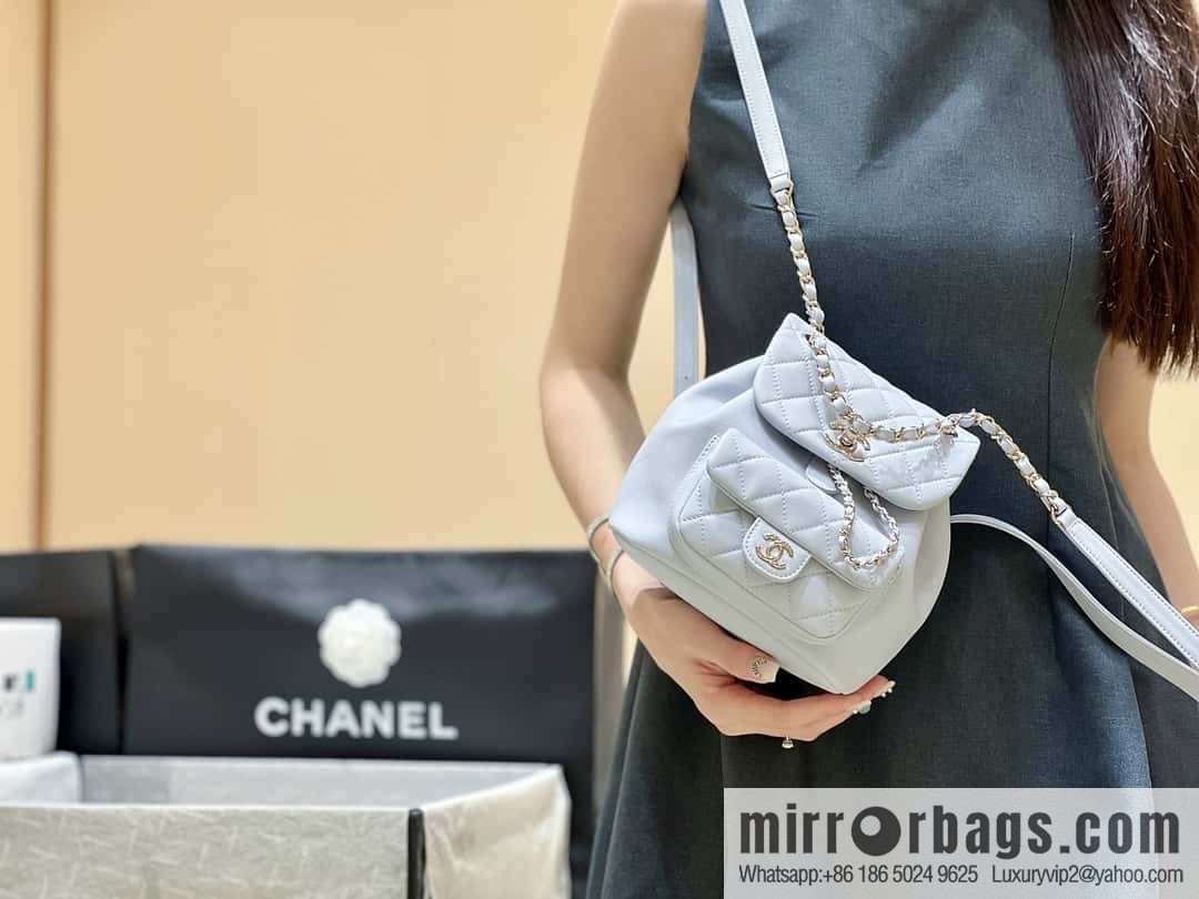 CHANEL classic ten thousand years duma backpack AS2908