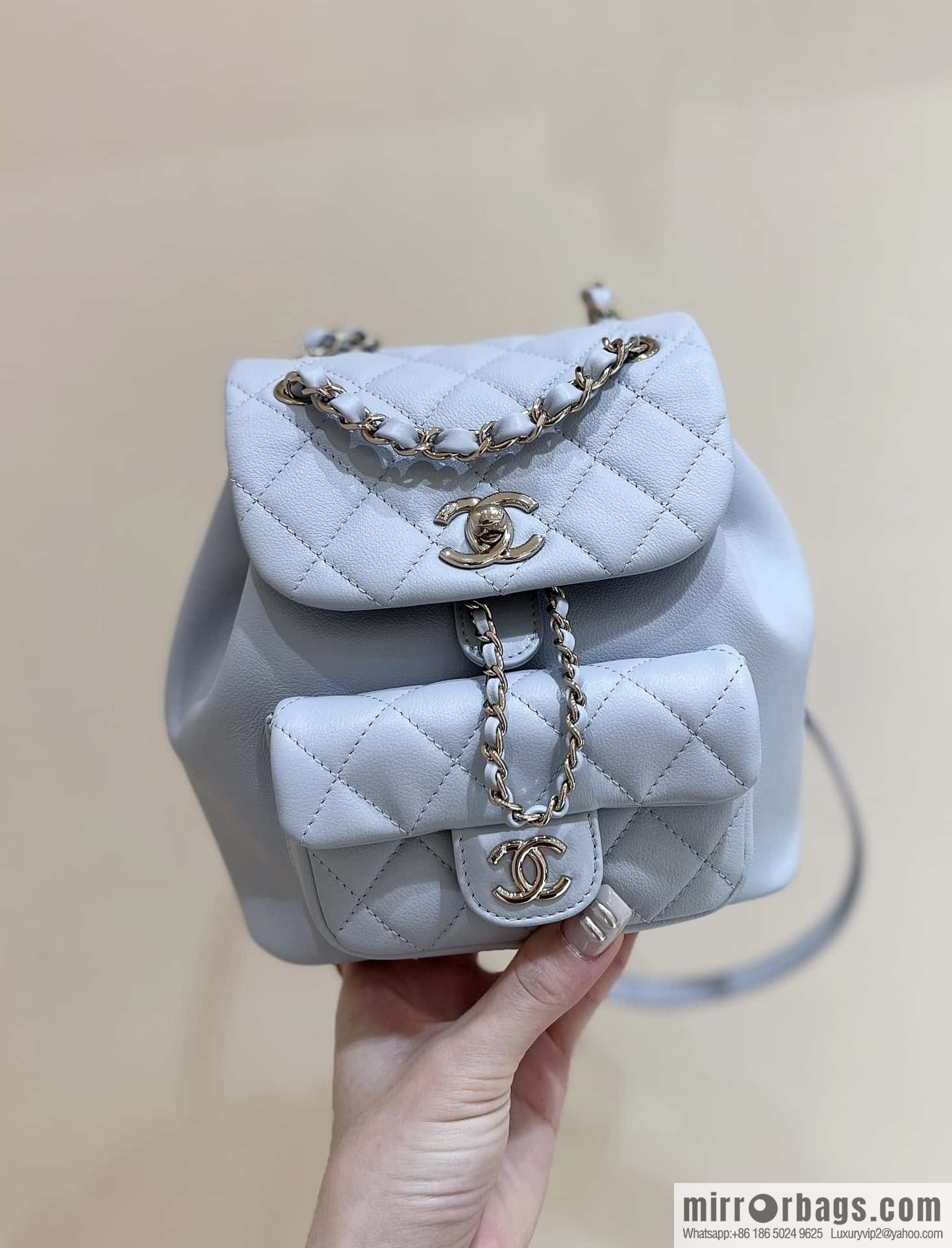 CHANEL classic ten thousand years duma backpack AS2908