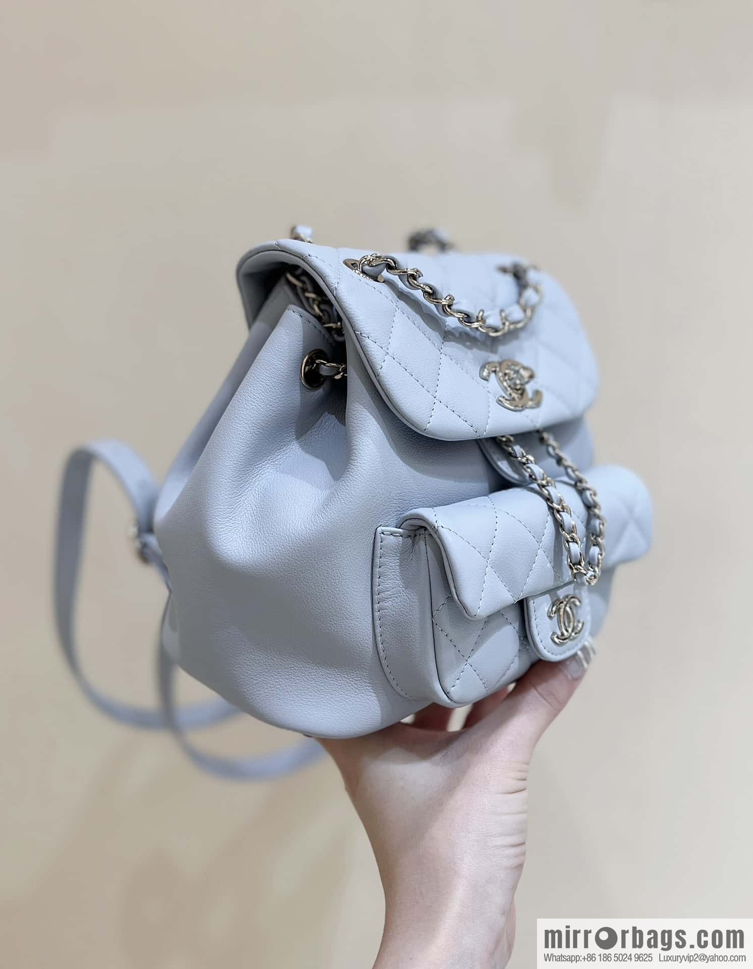 CHANEL classic ten thousand years duma backpack AS2908