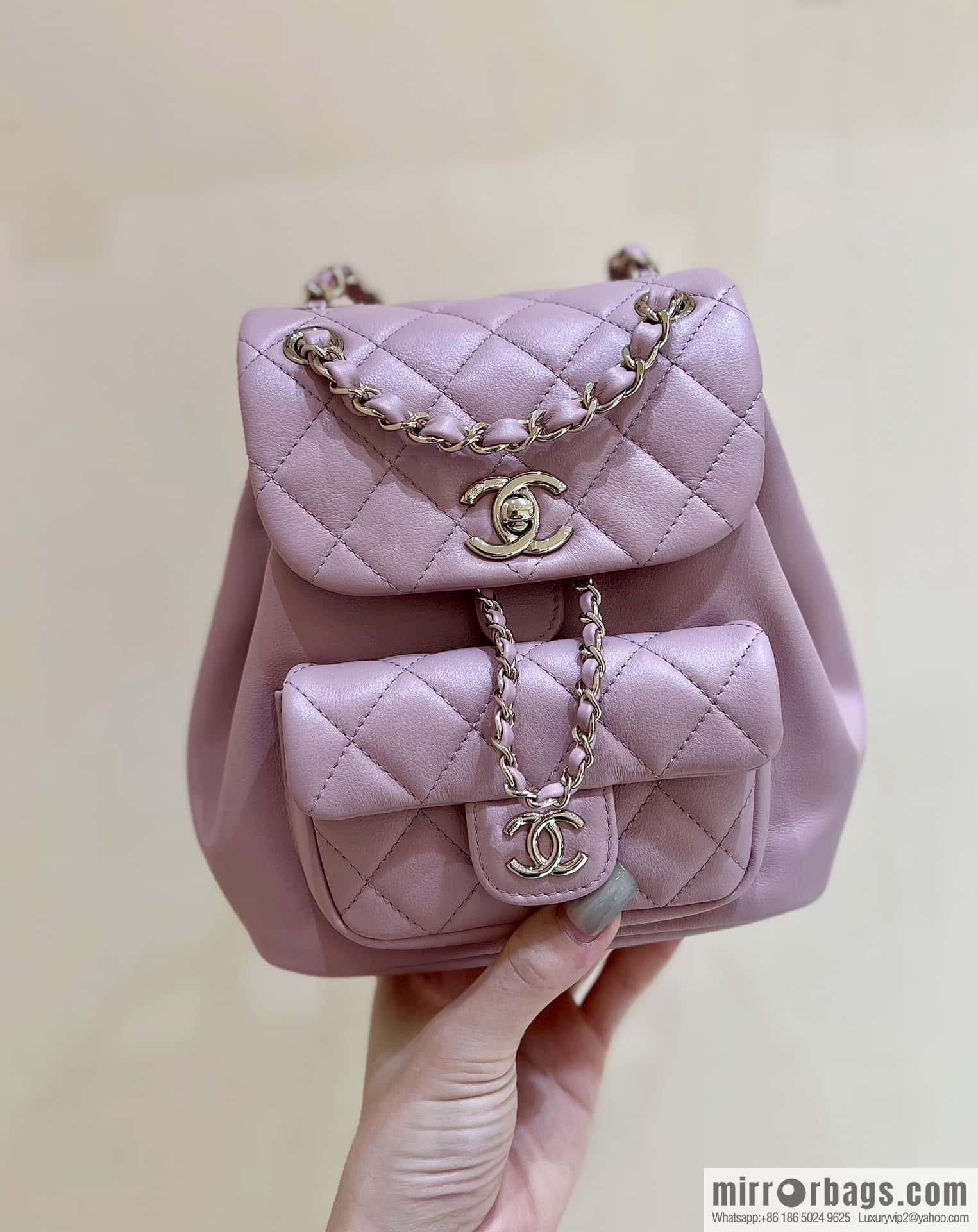 CHANEL classic ten thousand years duma backpack AS2908