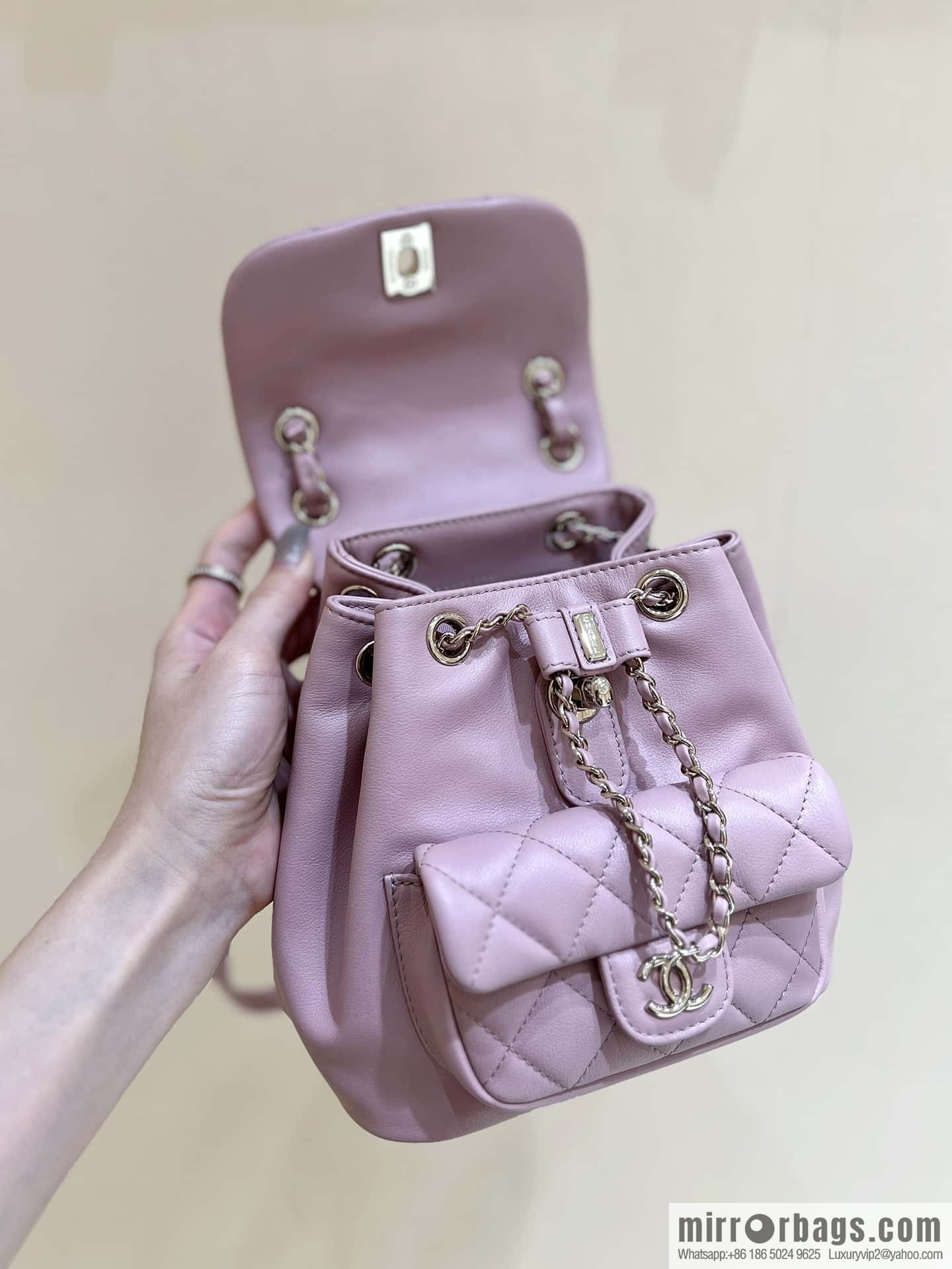 CHANEL classic ten thousand years duma backpack AS2908