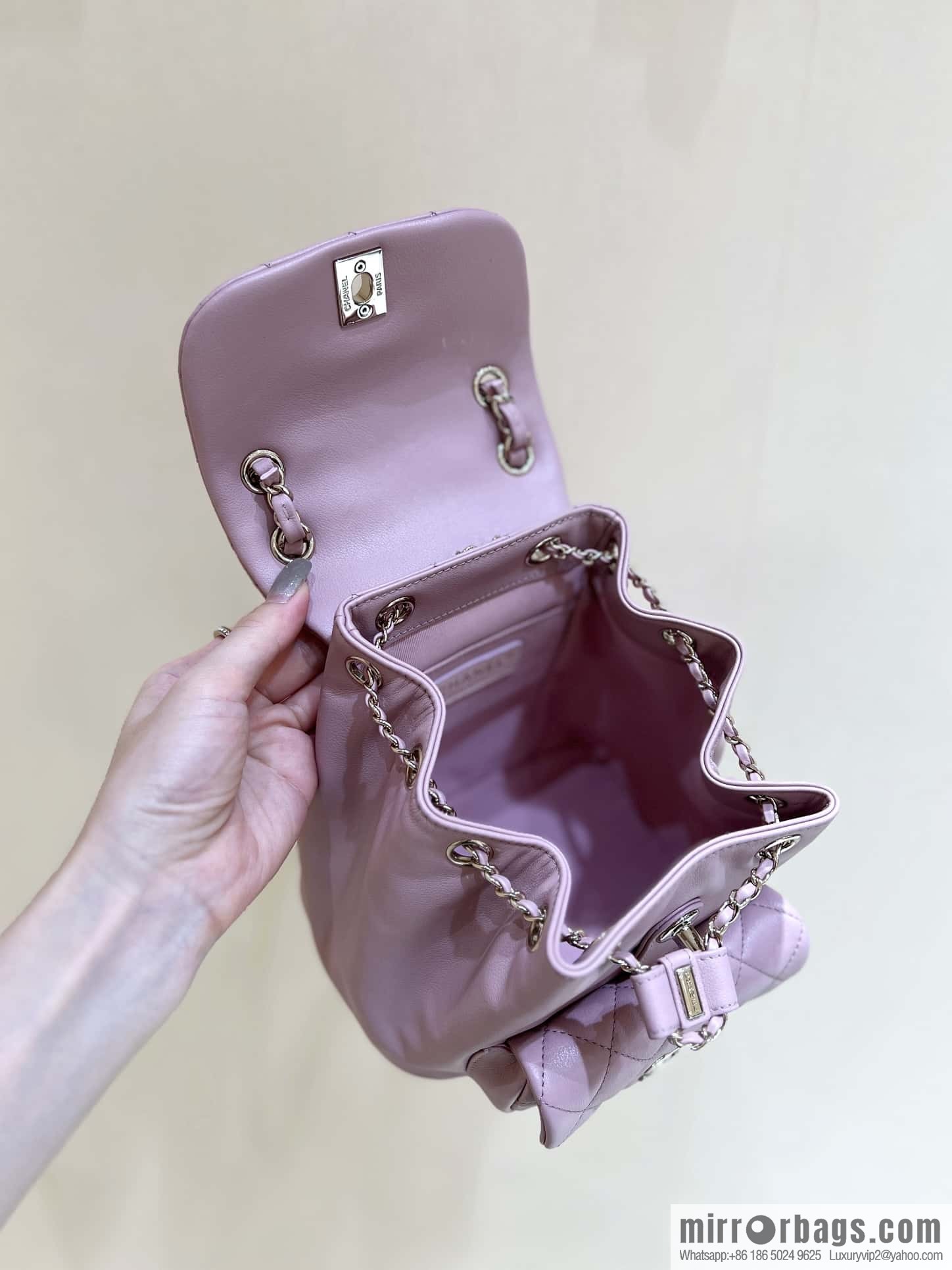 CHANEL classic ten thousand years duma backpack AS2908
