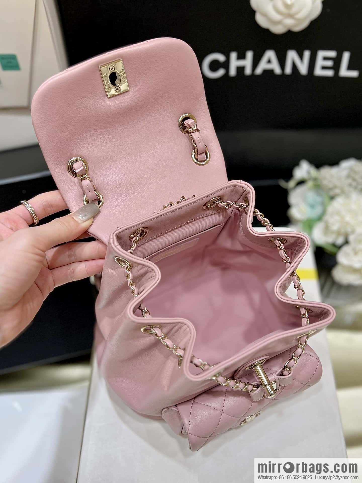 CHANEL classic ten thousand years duma backpack AS2908