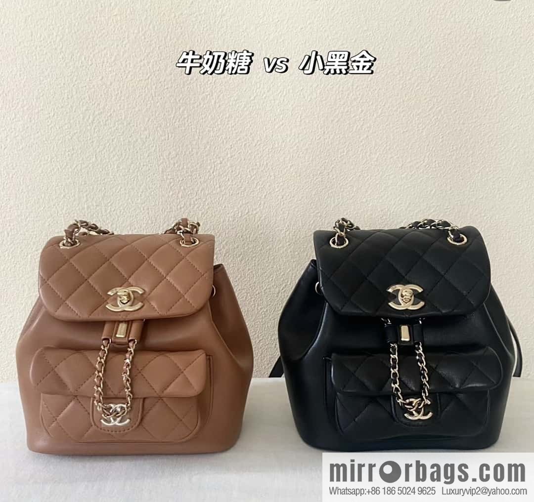 CHANEL classic ten thousand years duma backpack AS2908