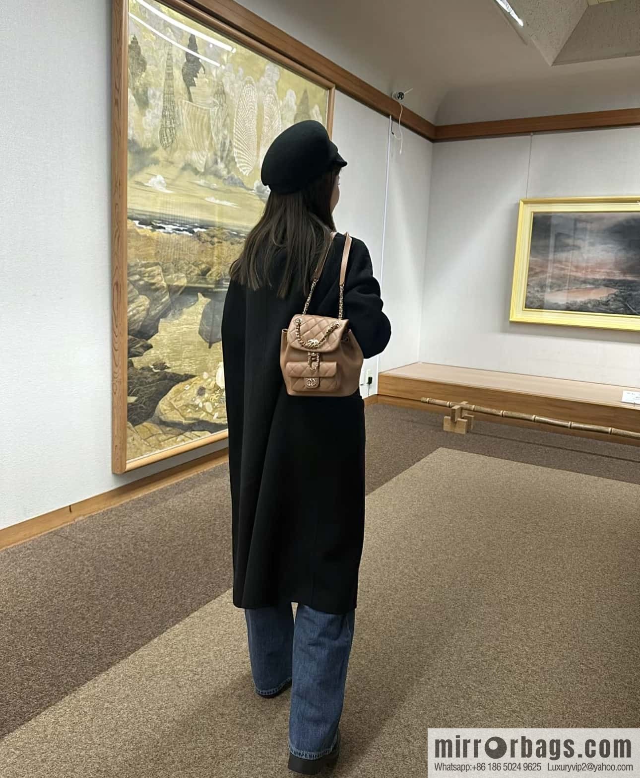 CHANEL classic ten thousand years duma backpack AS2908