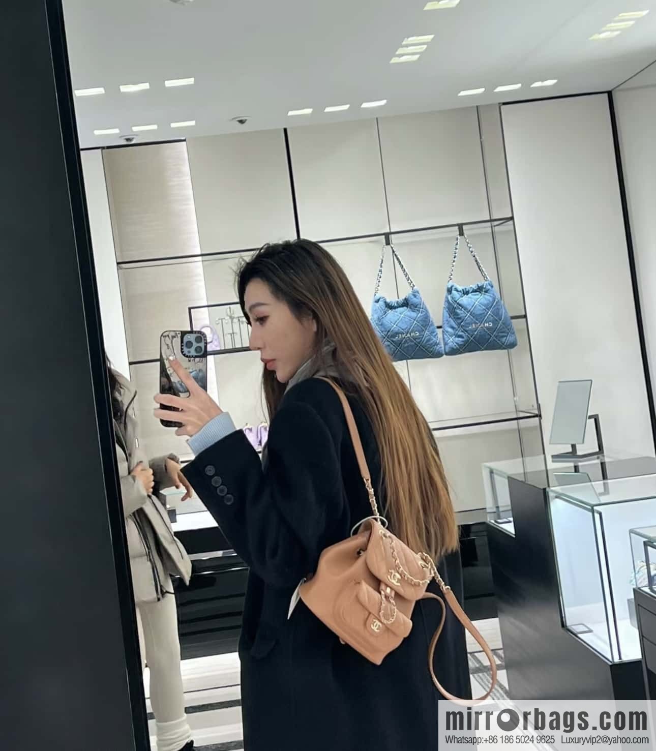 CHANEL classic ten thousand years duma backpack AS2908