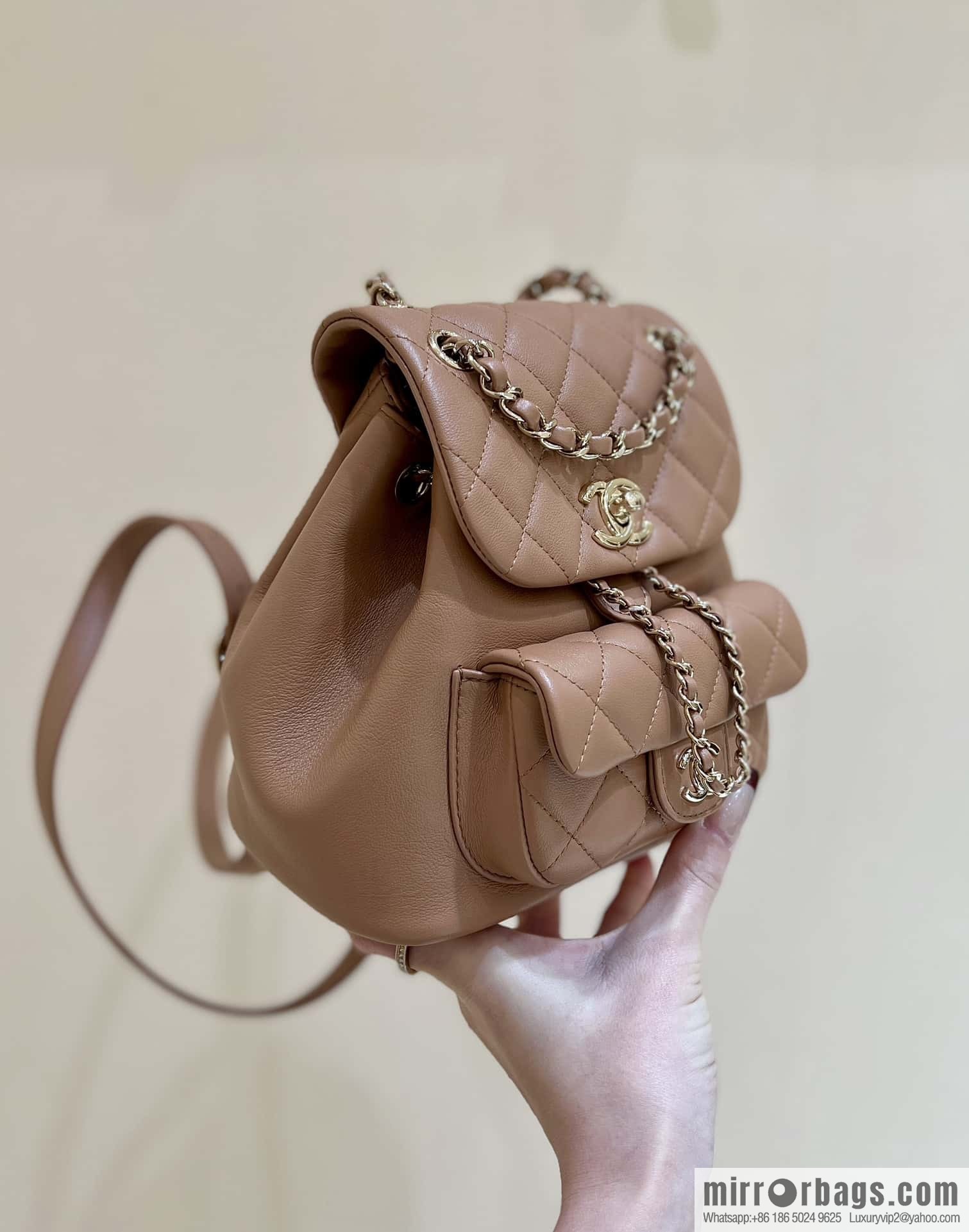 CHANEL classic ten thousand years duma backpack AS2908