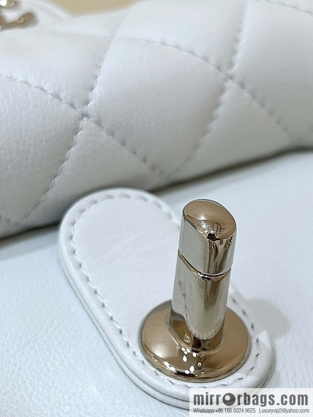 CHANEL classic ten thousand years duma small backpack AS2908 white