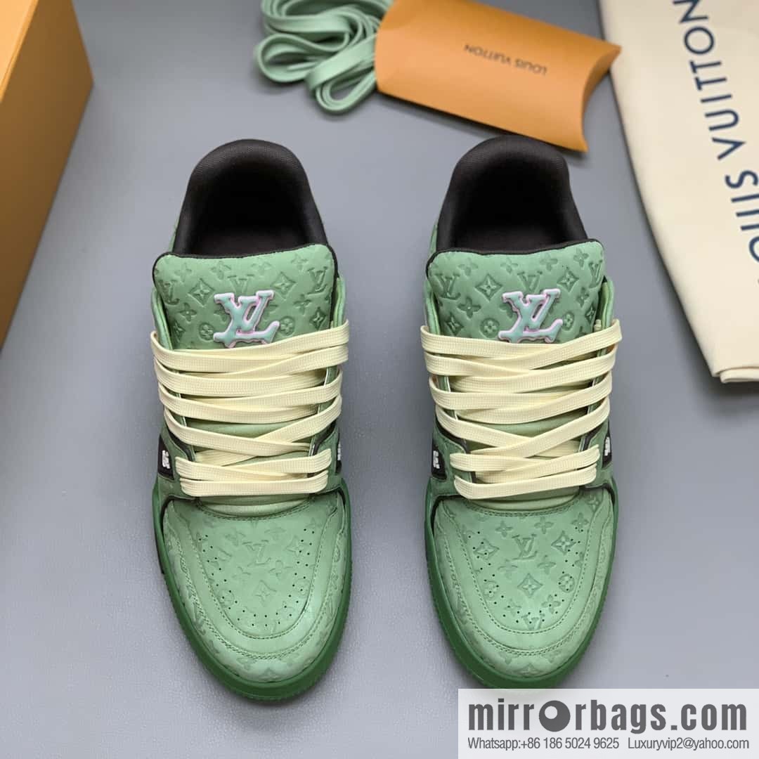 LV 📷 couple sports and leisure shoes
