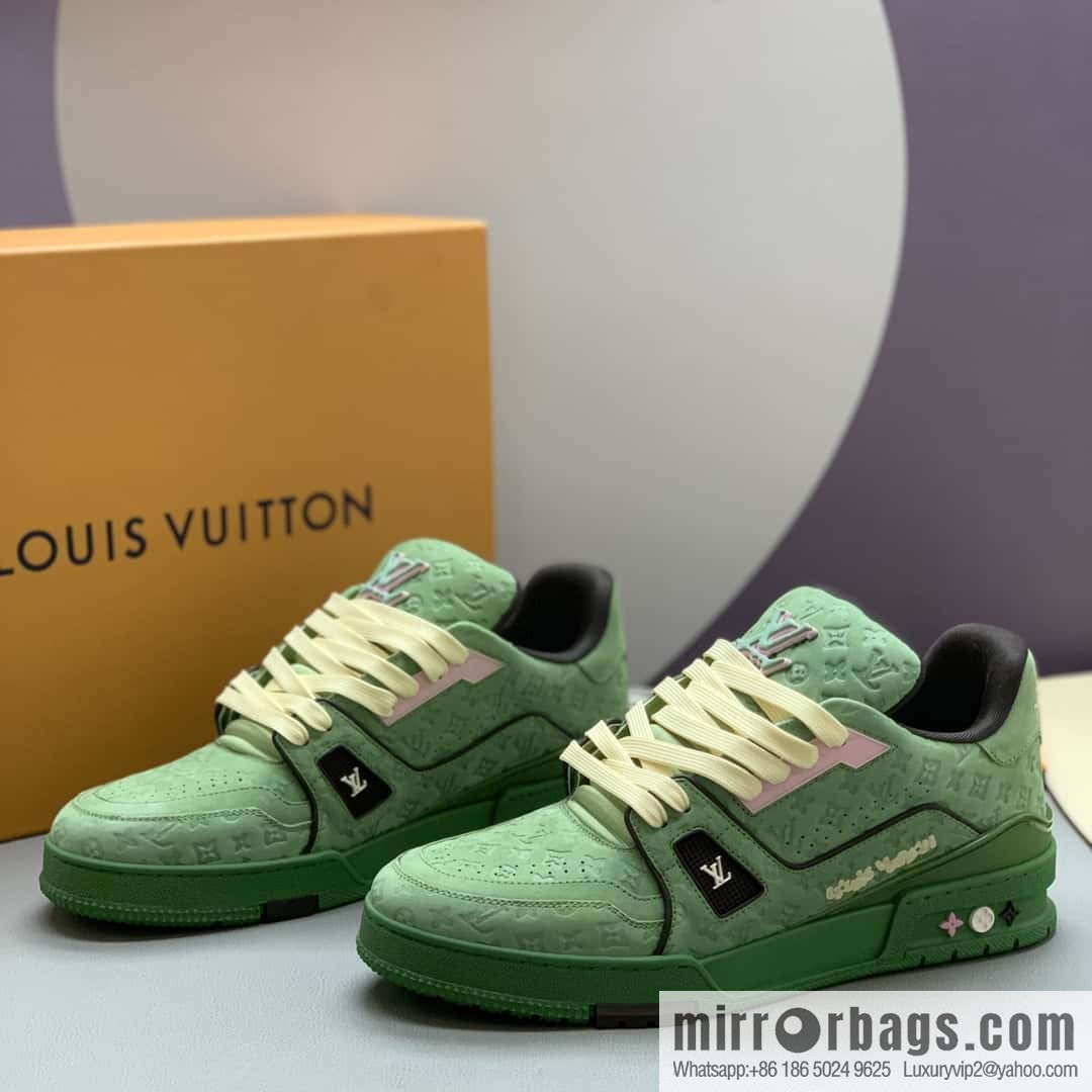 LV 📷 couple sports and leisure shoes