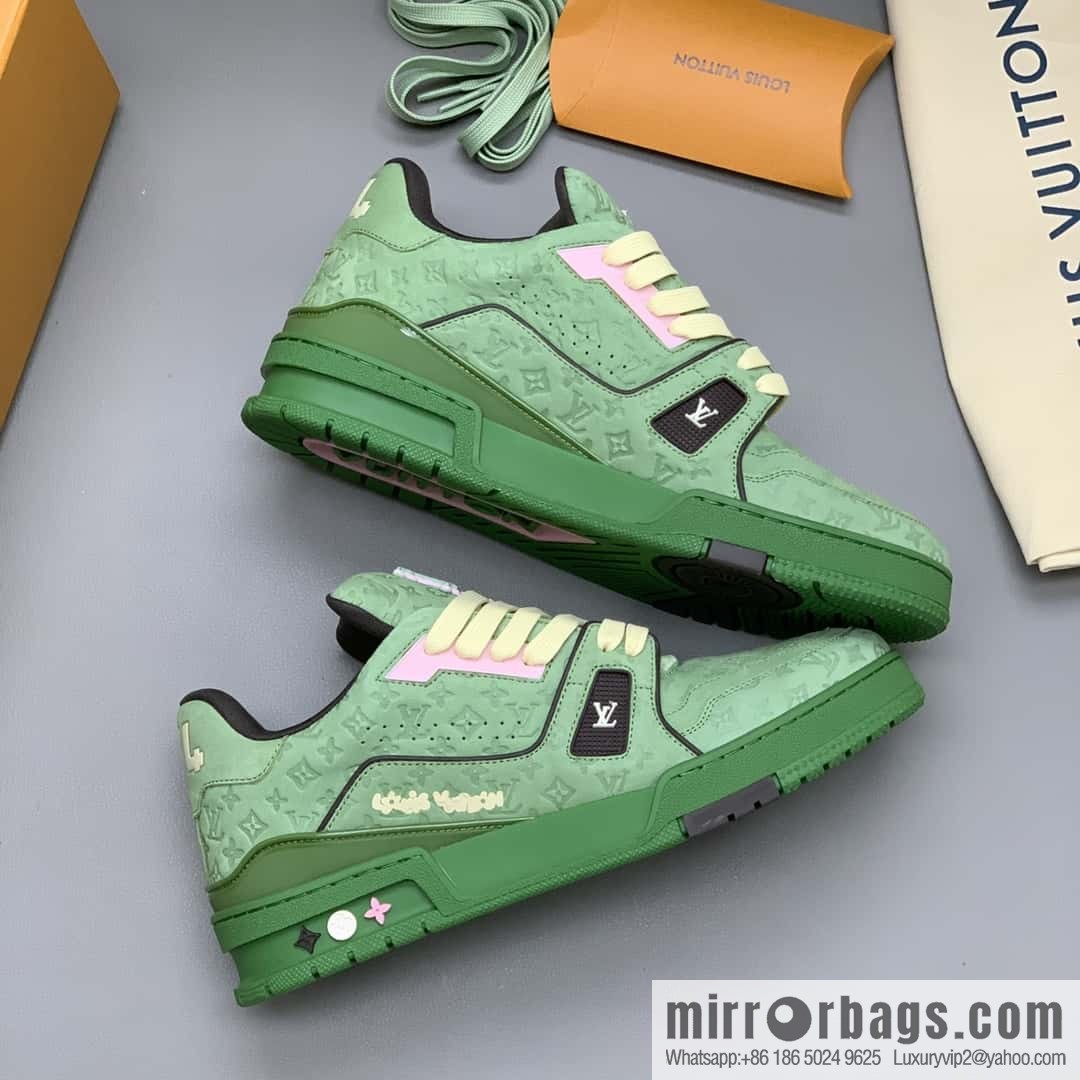 LV 📷 couple sports and leisure shoes
