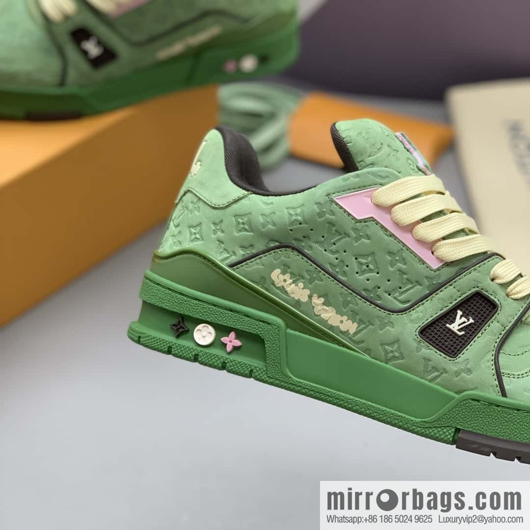 LV 📷 couple sports and leisure shoes