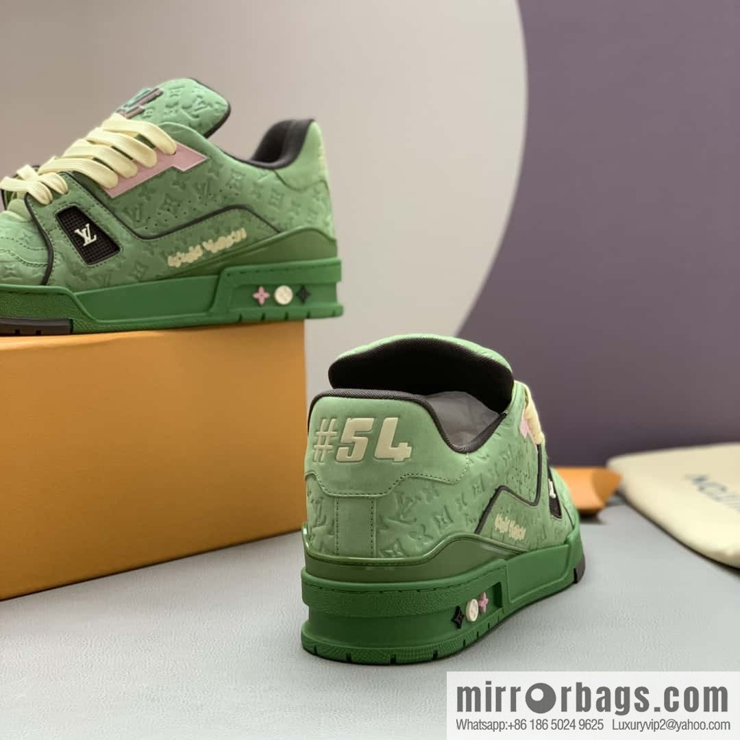 LV 📷 couple sports and leisure shoes