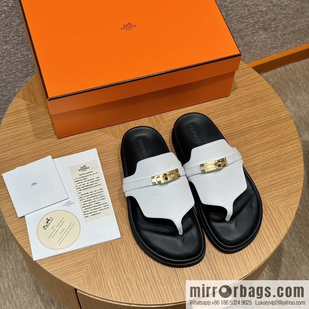 Hermès 258 Empire, plain weave/swift pure white/01/Blanc