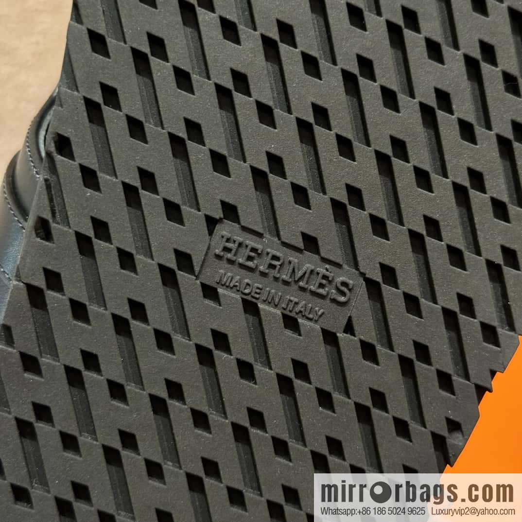 Hermès 258 Empire, plain weave/swift black/89/Black