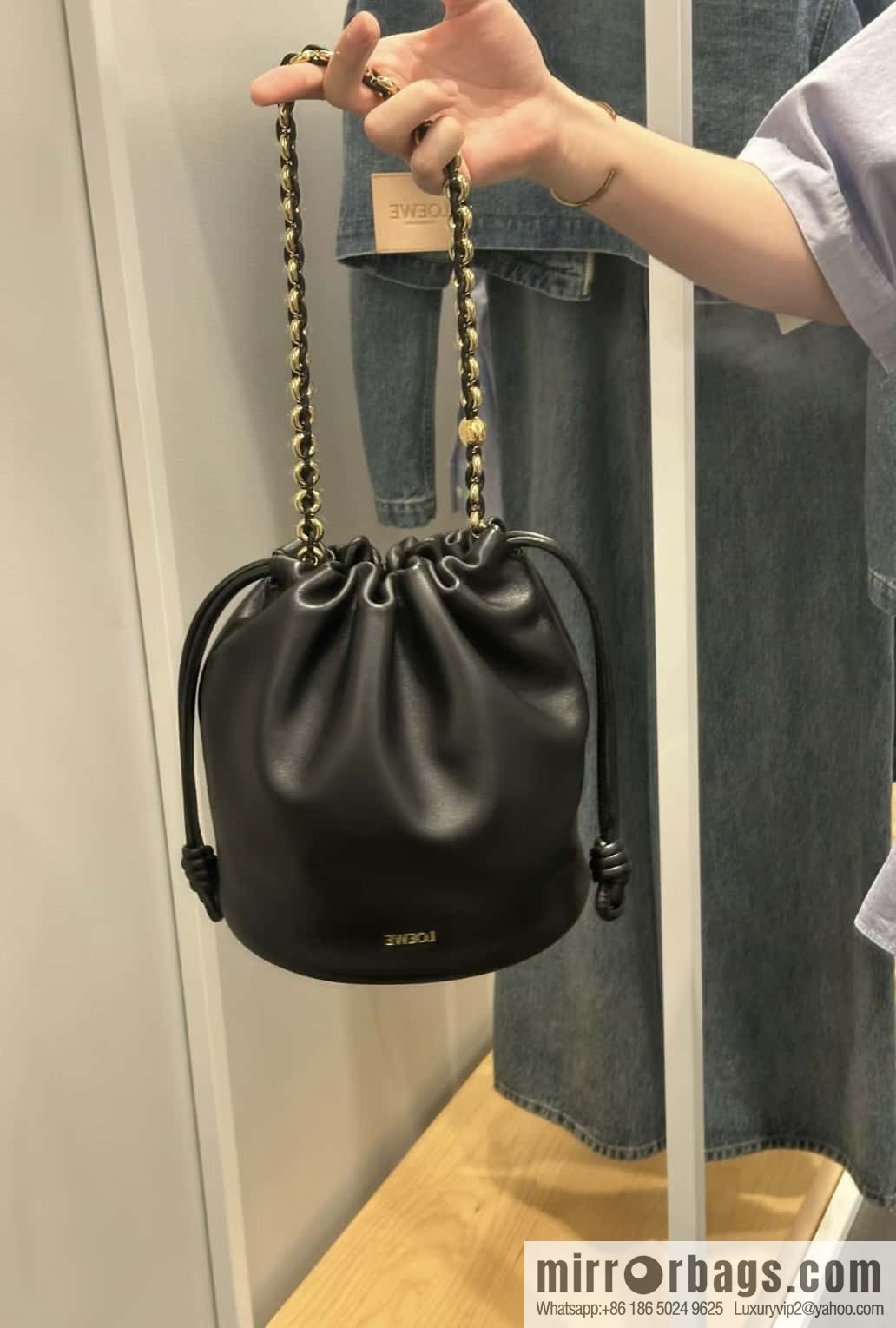LOEWE Flamenco Purse Bucket 0806 black