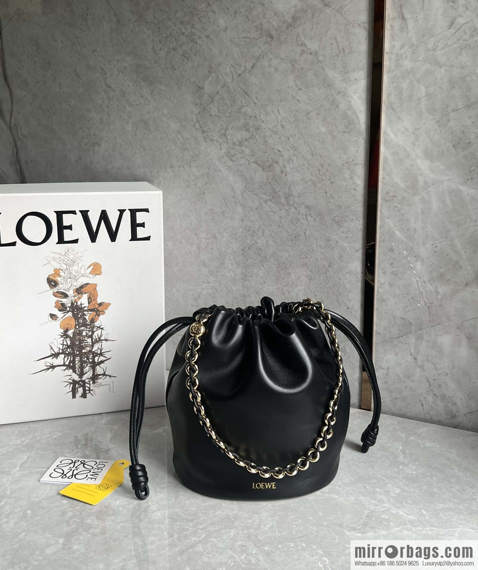 LOEWE Flamenco Purse Bucket 0806 black