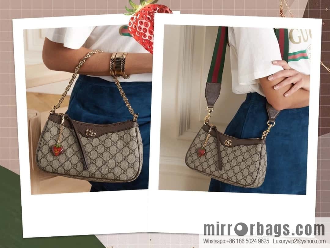 GUCCI ophidia strawberry chain bag 735132