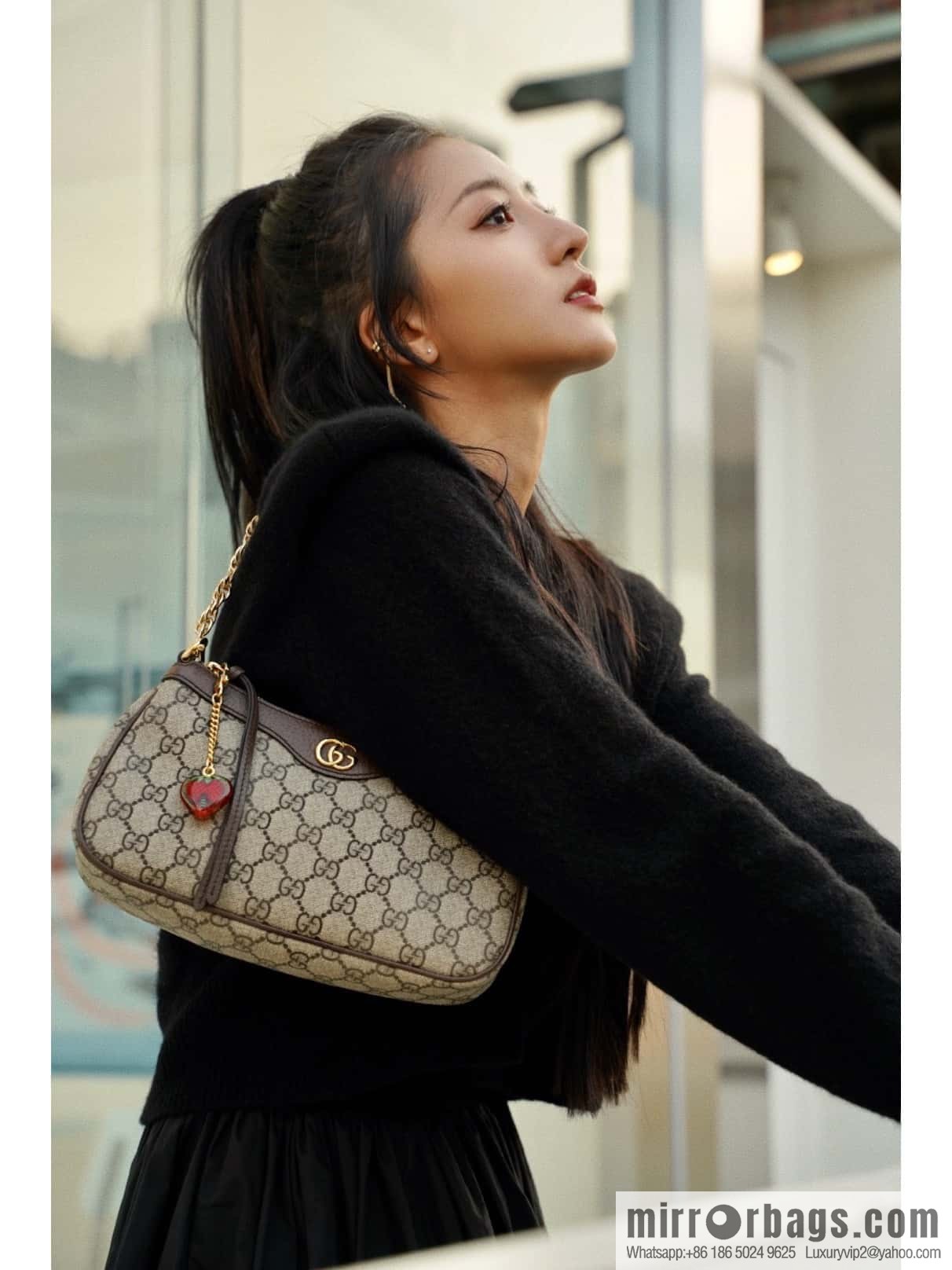GUCCI ophidia strawberry chain bag 735132